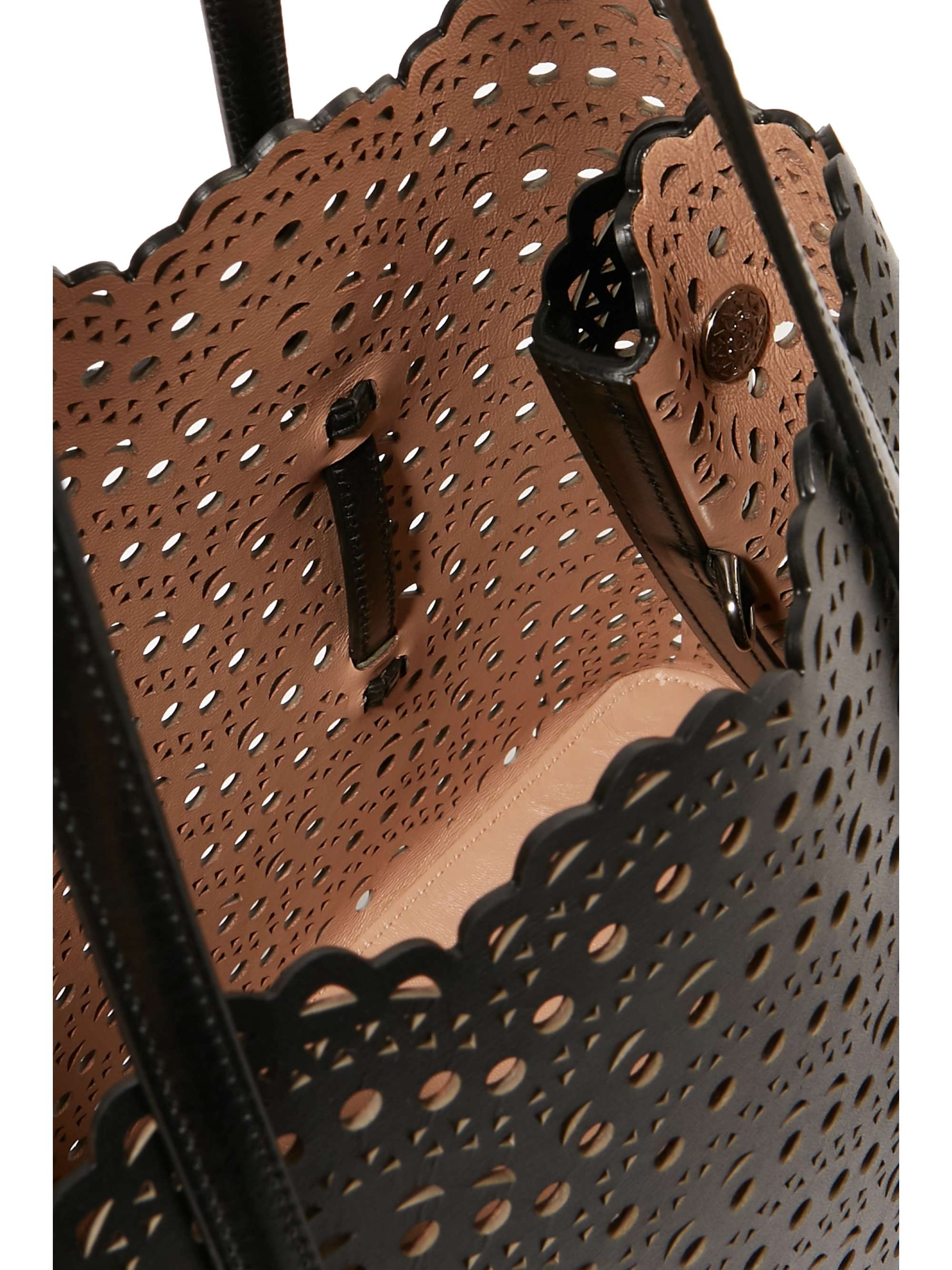 ALAÏA Le Mina 25 Vienne Wave leather tote