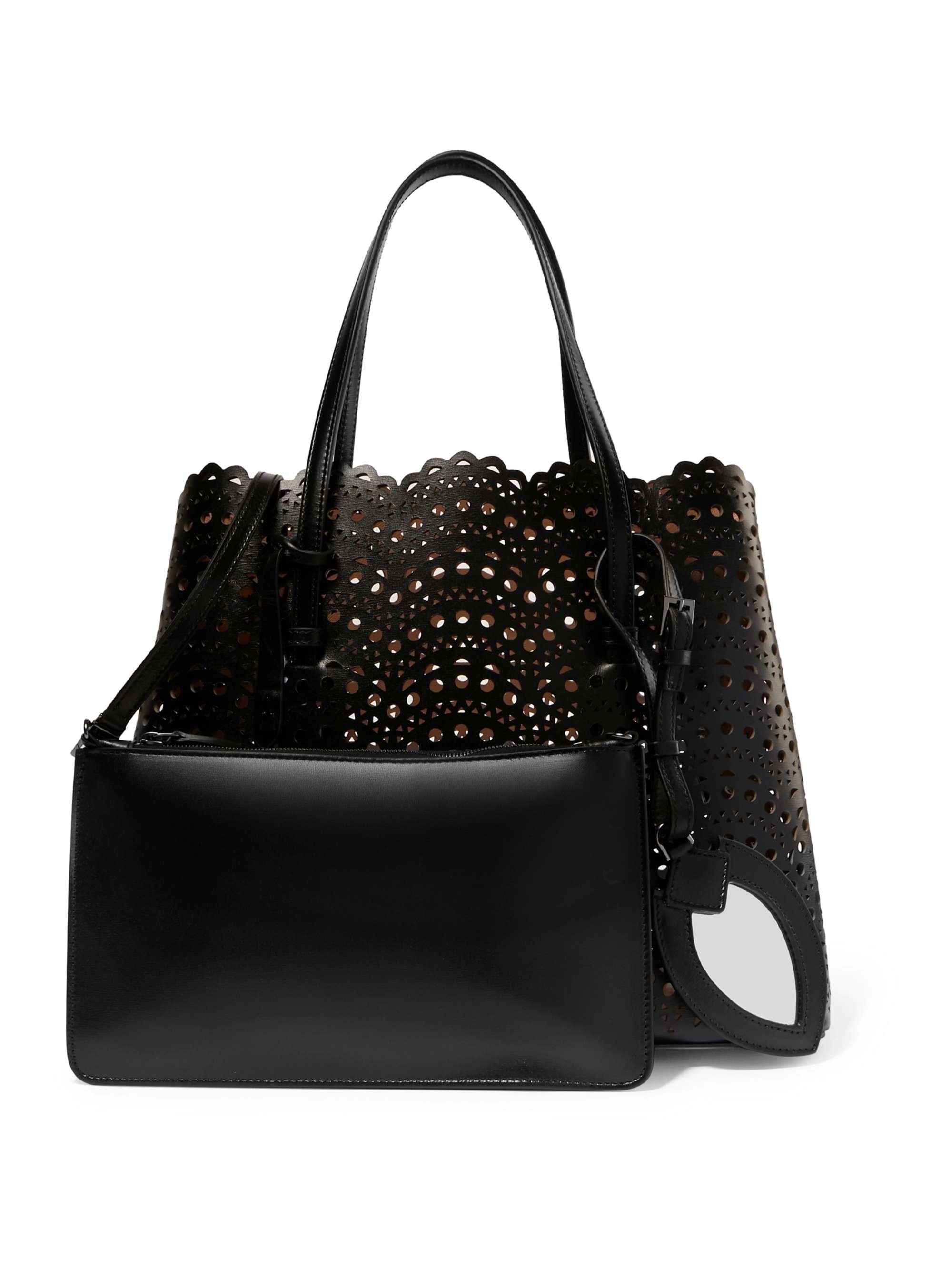 ALAÏA Le Mina 25 Vienne Wave leather tote