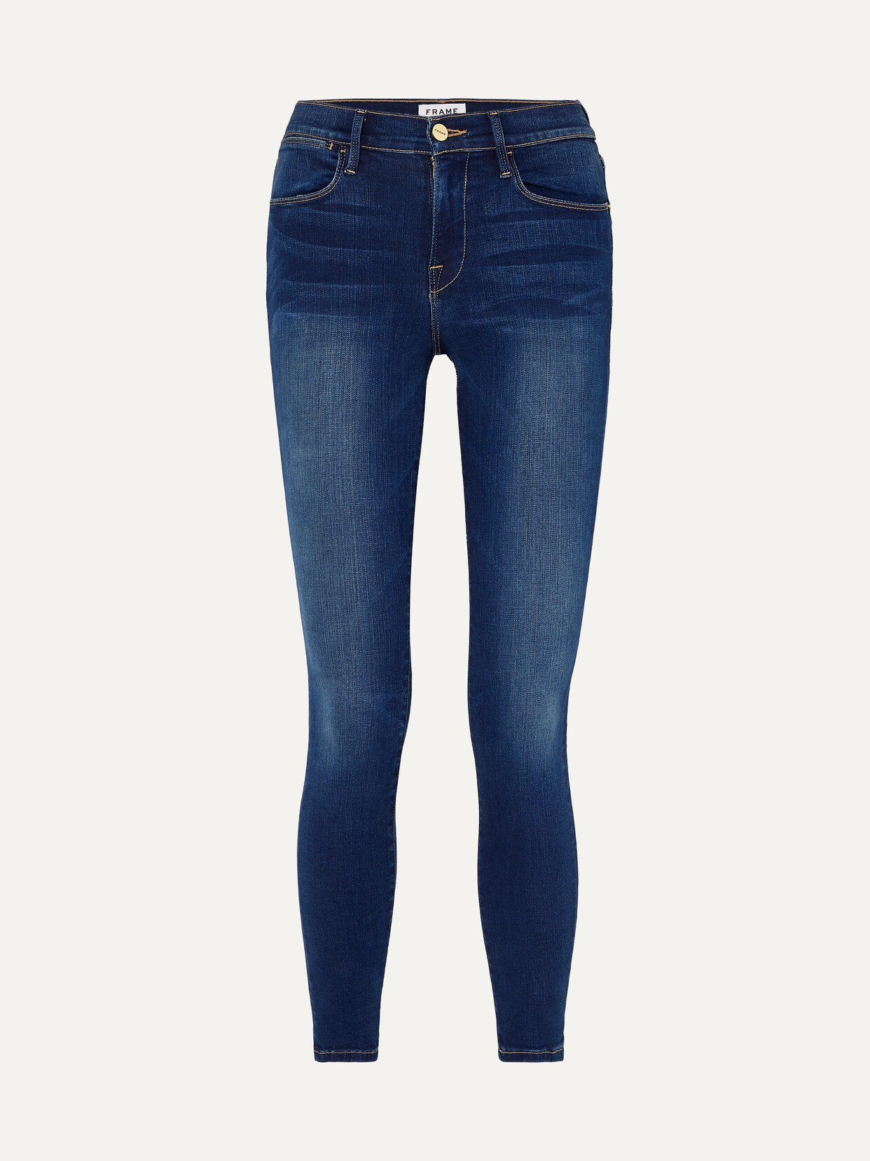 FRAME Le High Skinny Jeans - Blue