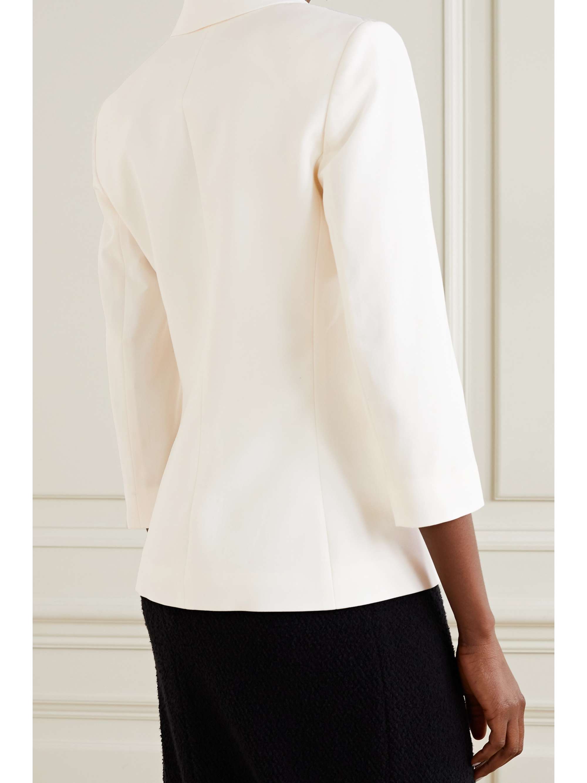 THE ROW Schoolboy stretch wool-blend crepe blazer