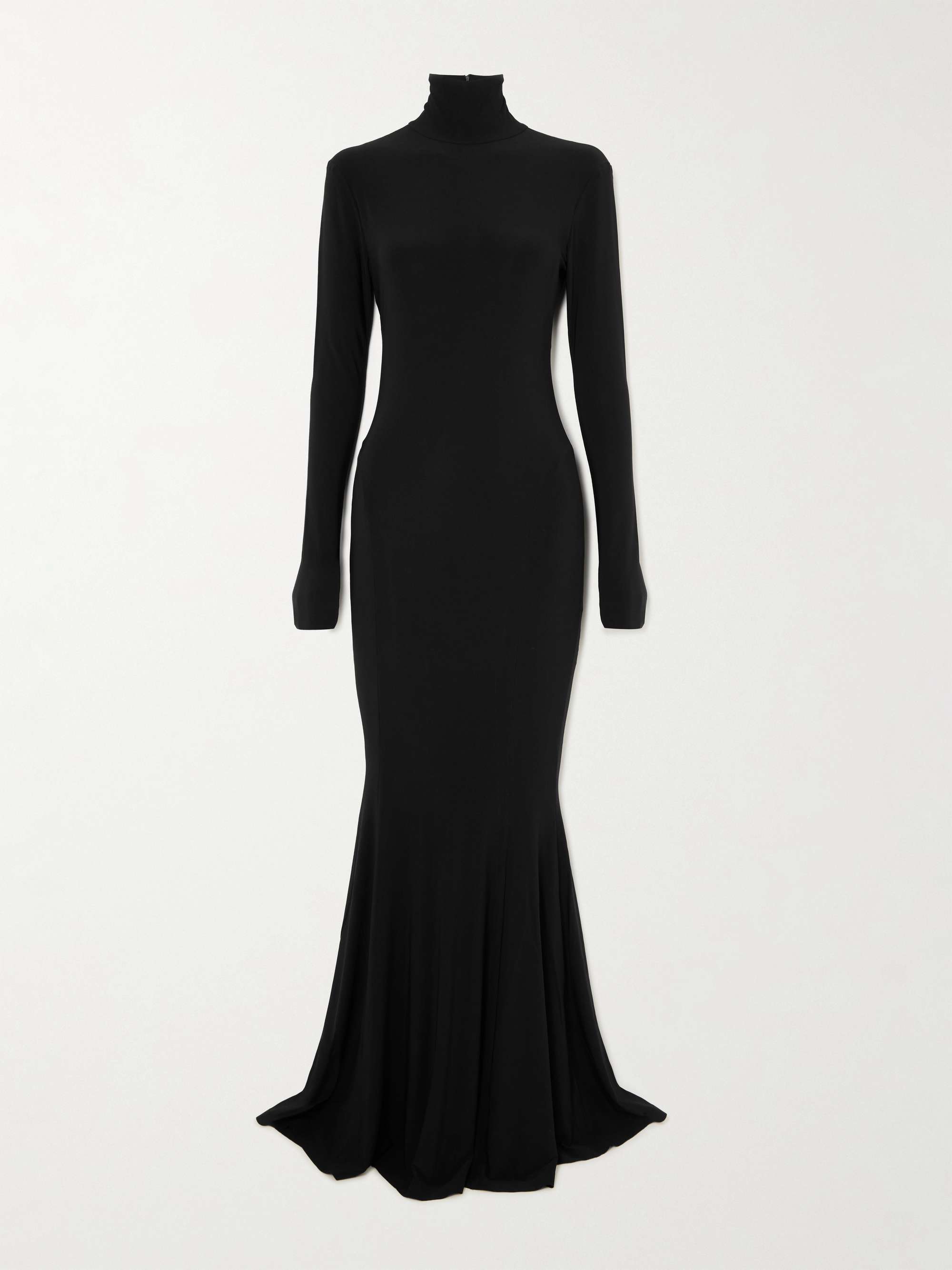 NORMA KAMALI Stretch-jersey turtleneck gown