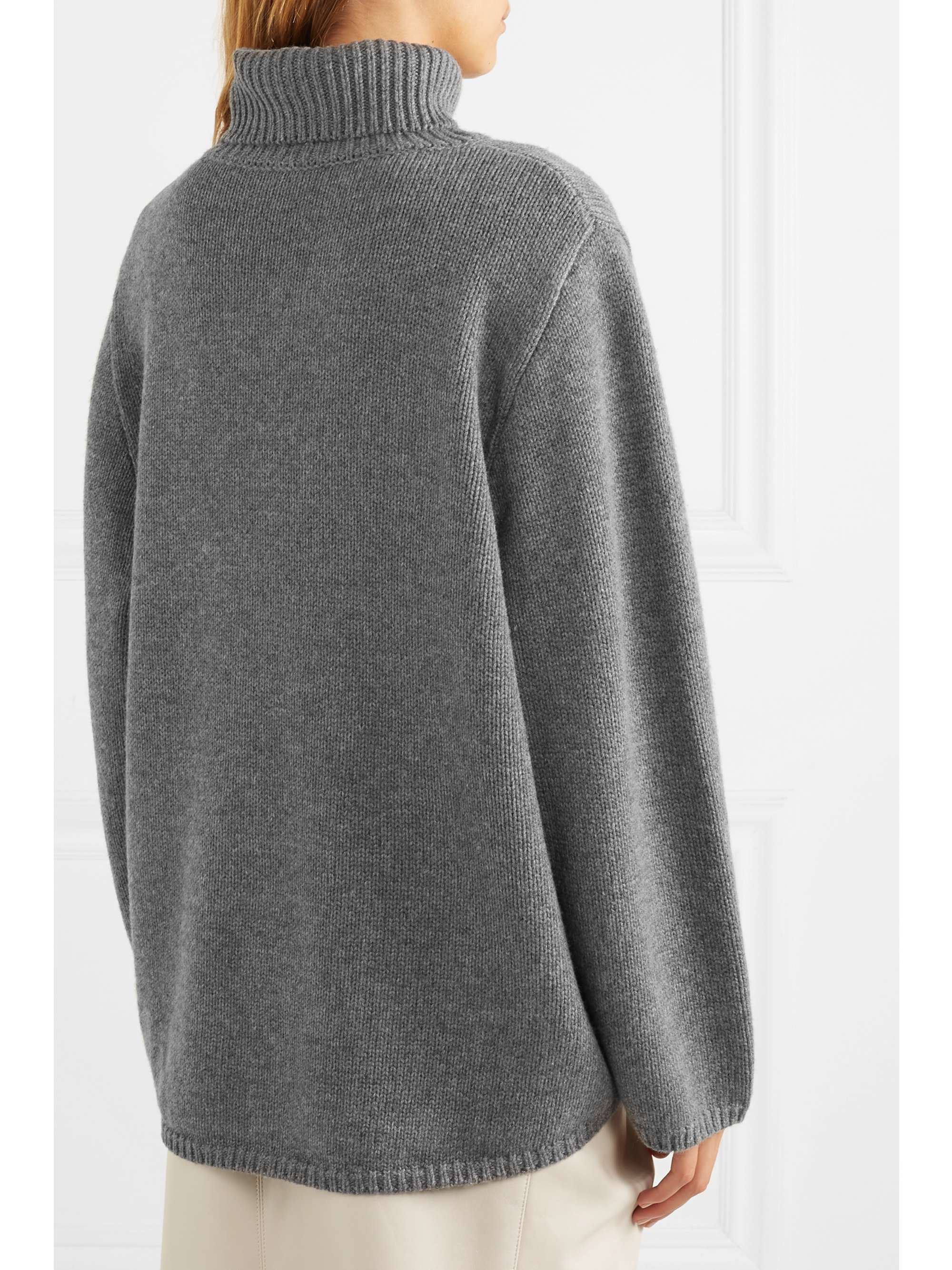 TOTEME Cambridge oversized wool and cashmere-blend turtleneck sweater