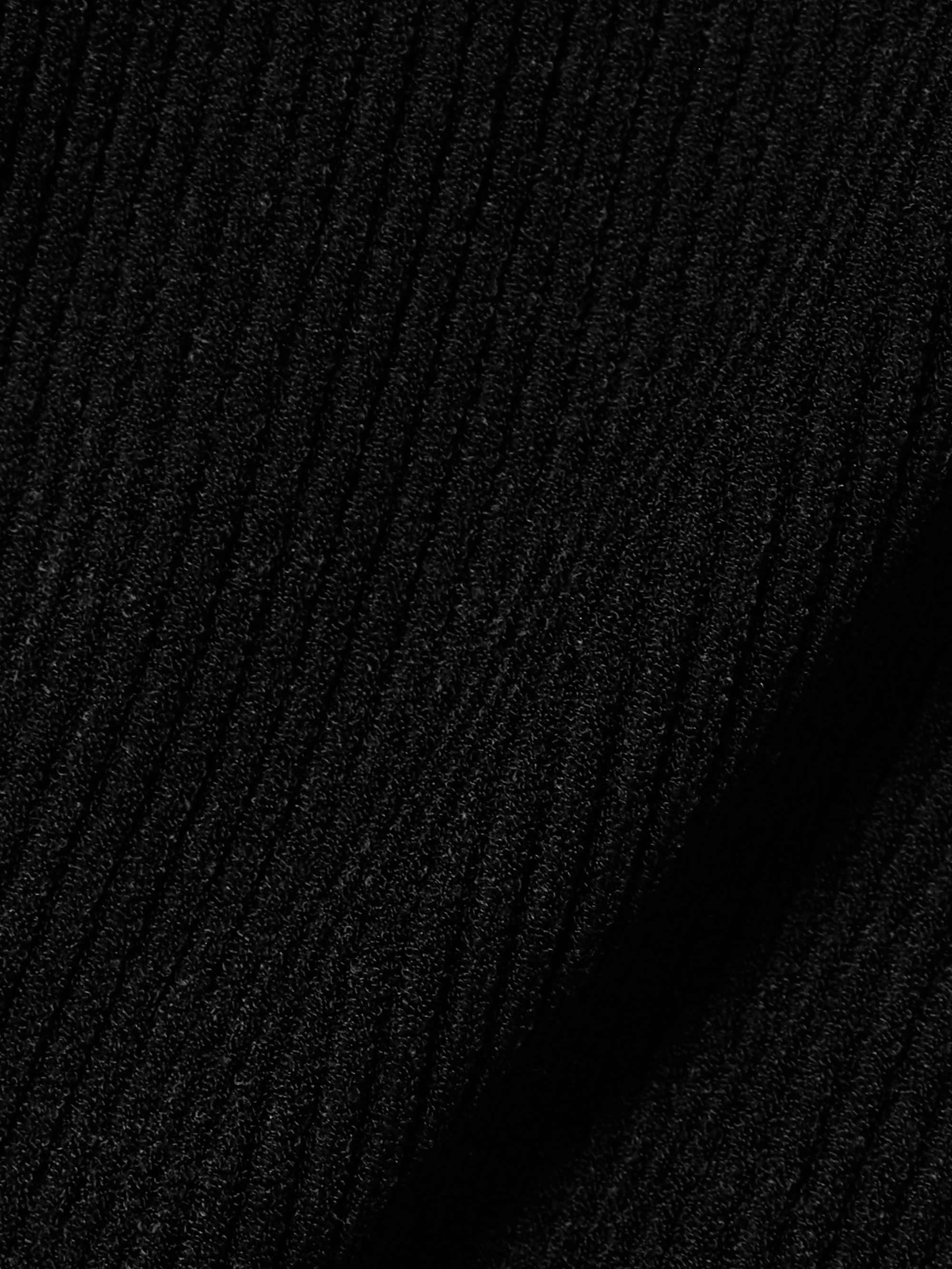 KHAITE Beth ribbed-knit midi dress