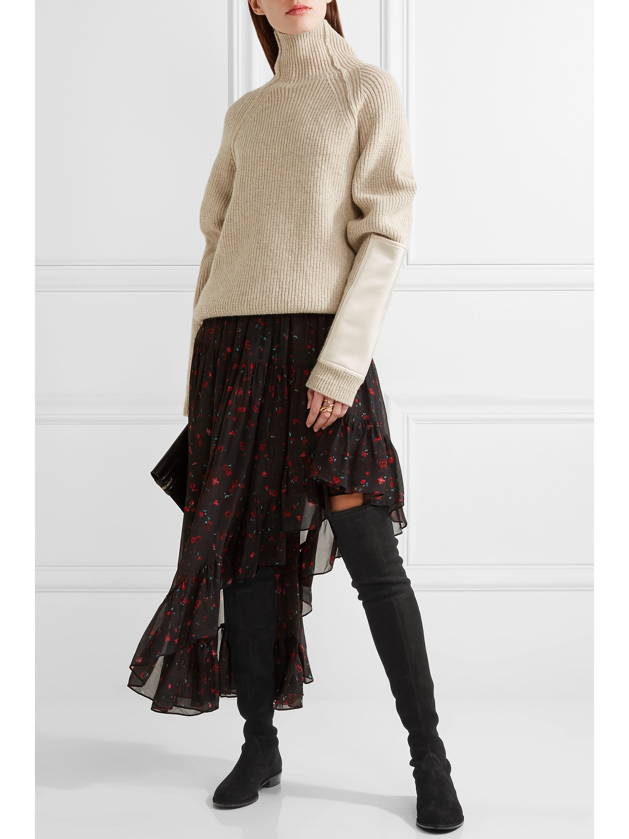 STUART WEITZMAN LOWLAND SUEDE OVER-THE-KNEE BOOTS