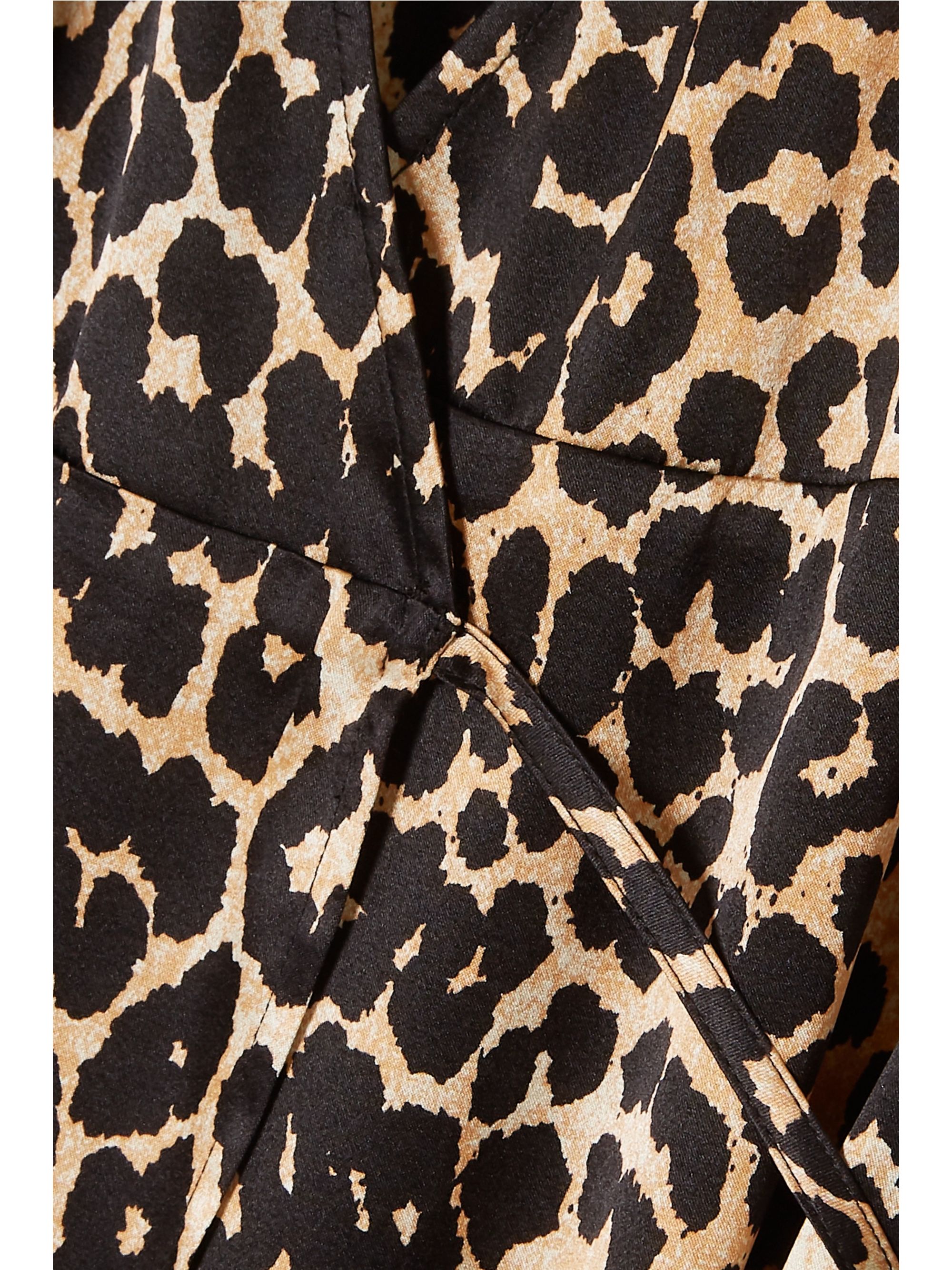 Leopard print dress silk Clearance