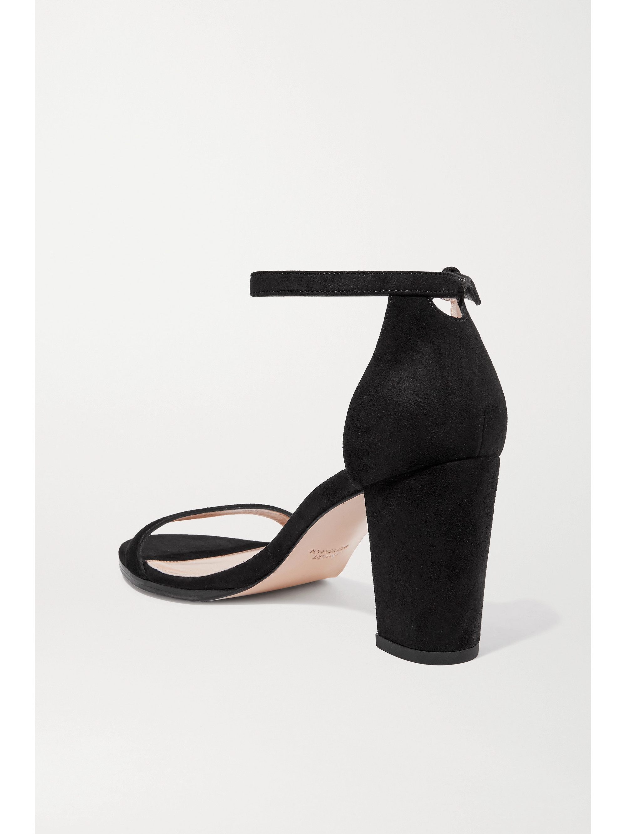 Stuart Weitzman NearlyNude suede sandals thumbnail