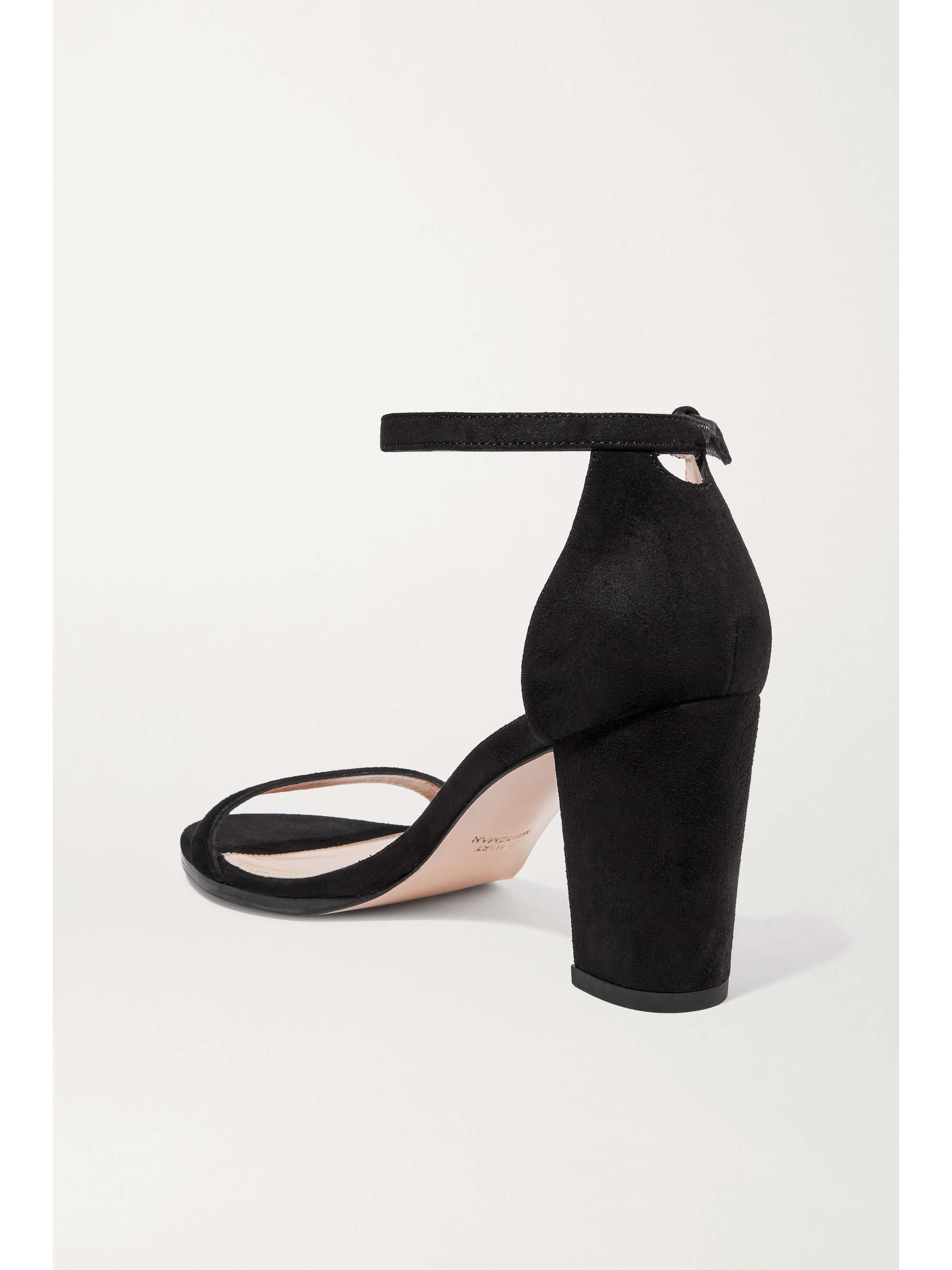 STUART WEITZMAN NearlyNude suede sandals | NET-A-PORTER