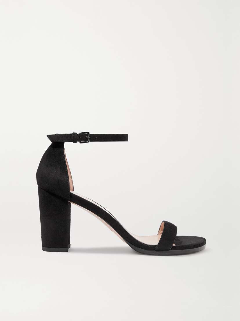 Stuart Weitzman Nearlynude Suede Sandals