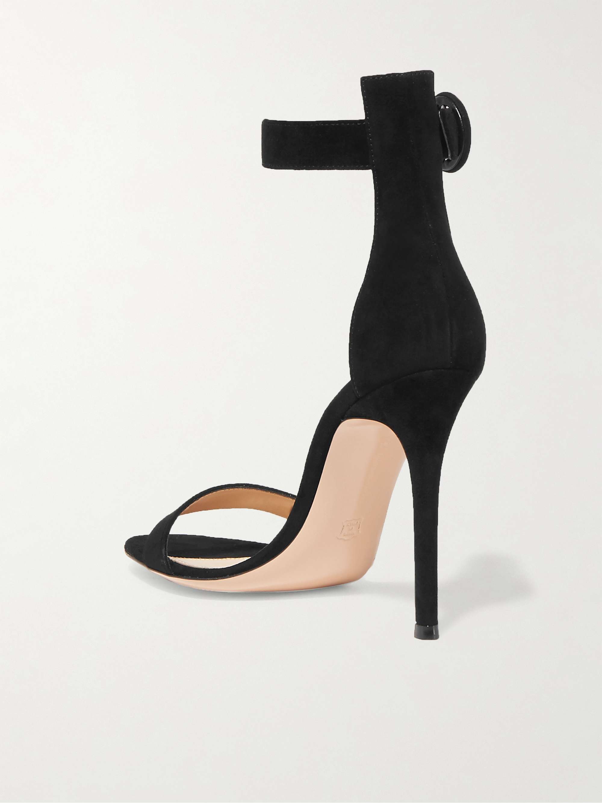 GIANVITO ROSSI Portofino 105 suede sandals