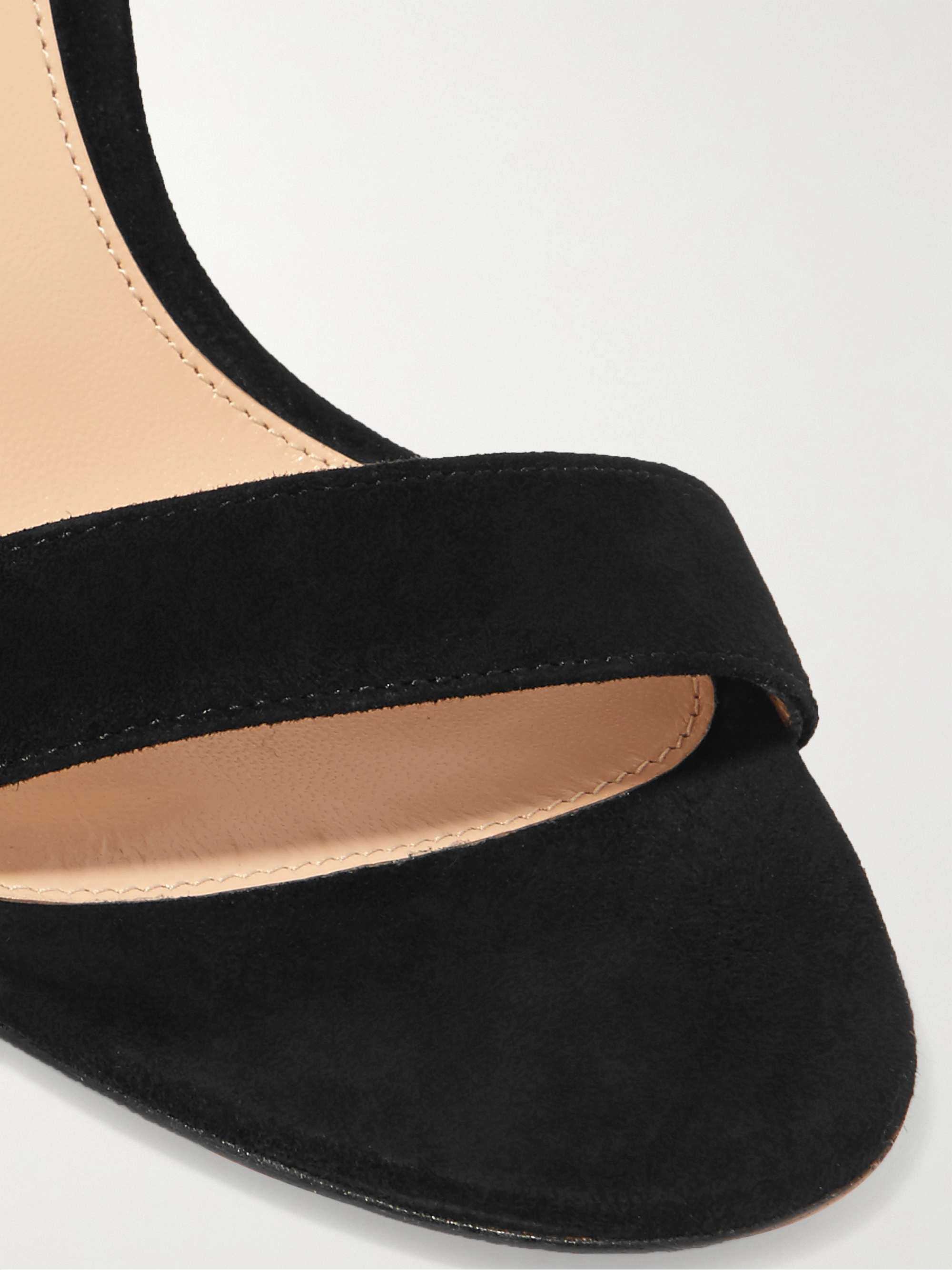 GIANVITO ROSSI Portofino 105 suede sandals