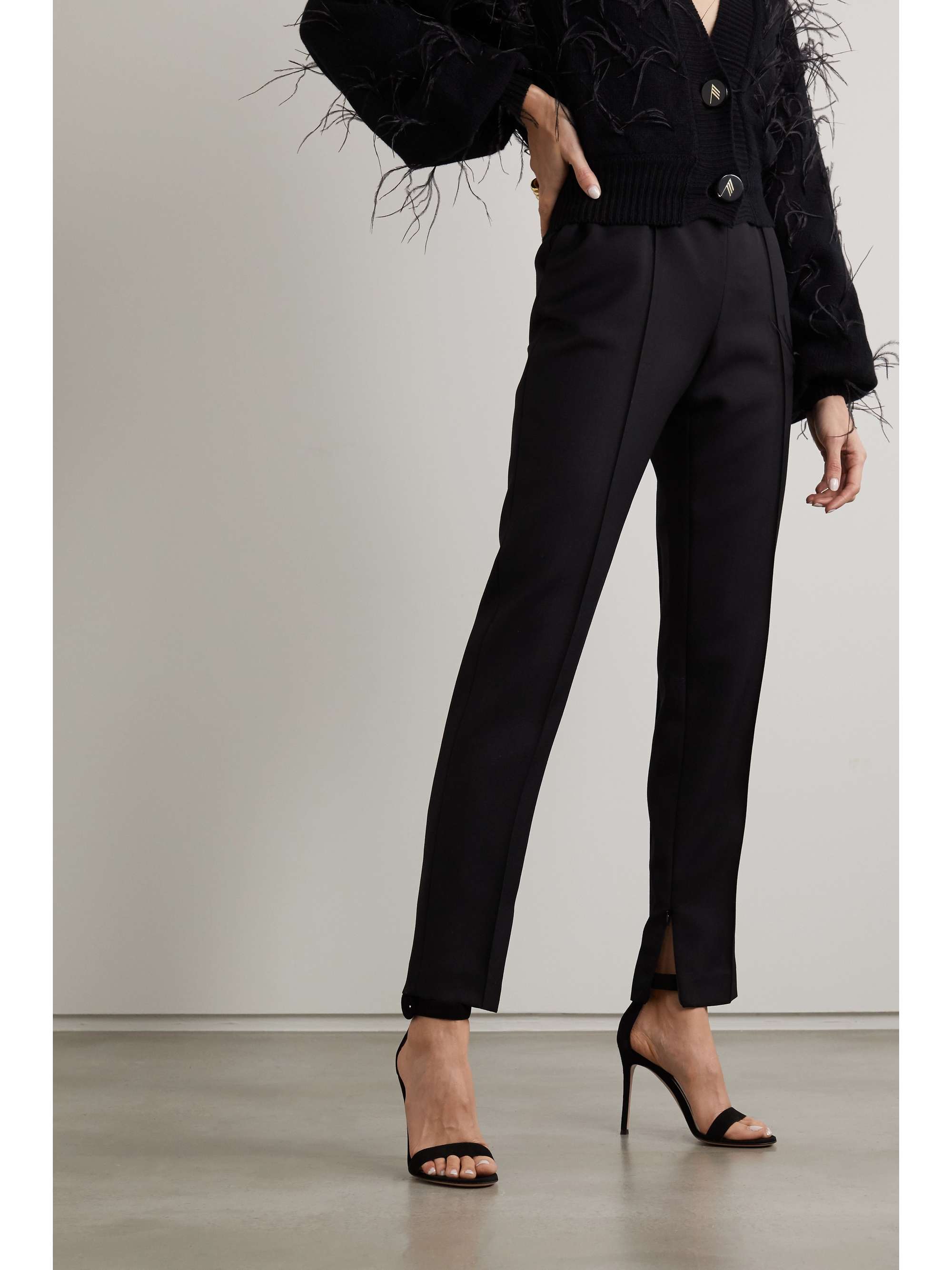 GIANVITO ROSSI Portofino 105 suede sandals