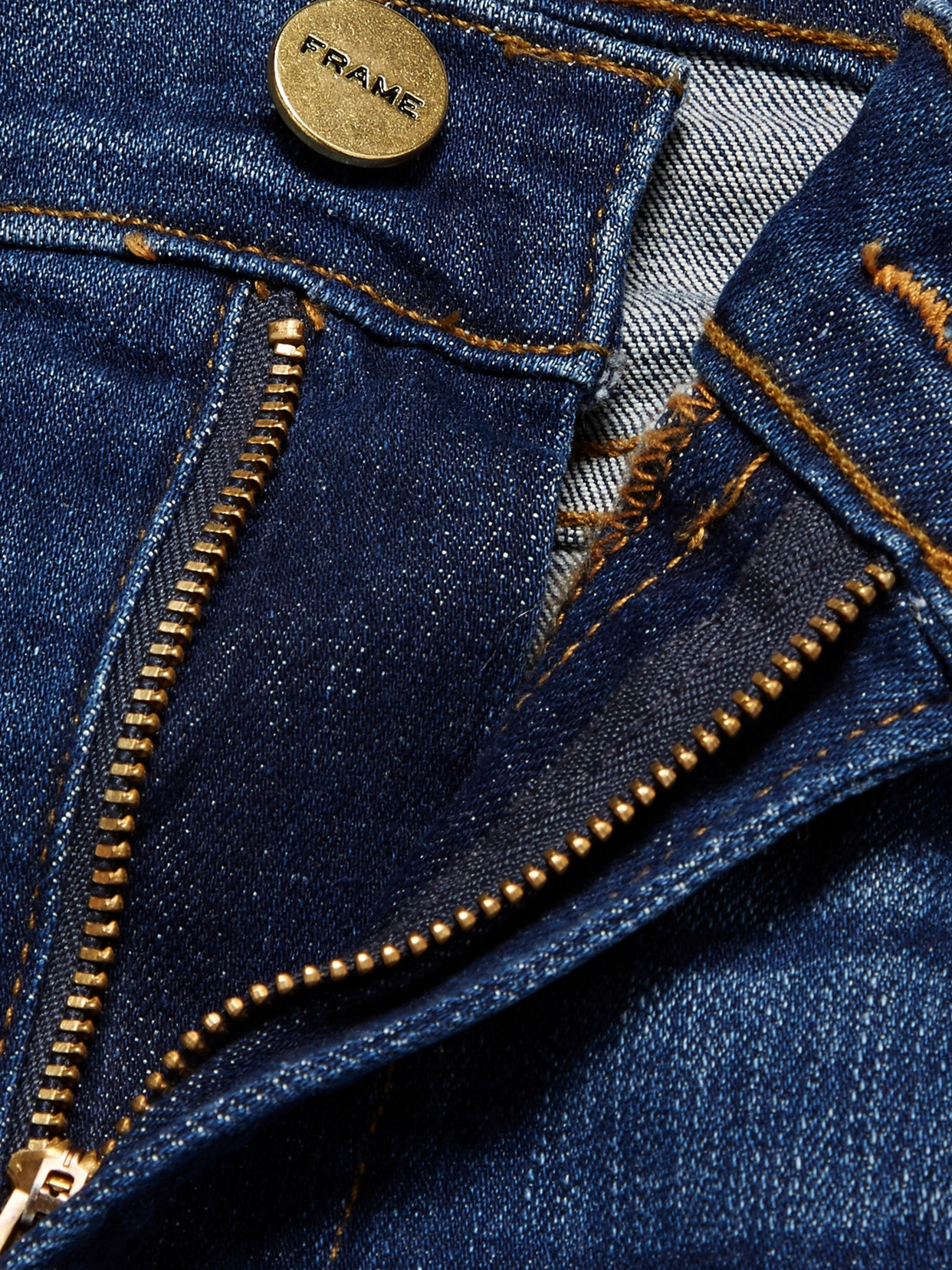 Frame Le Sylvie High Waist Slim Straight Leg Jeans In Mid Denim
