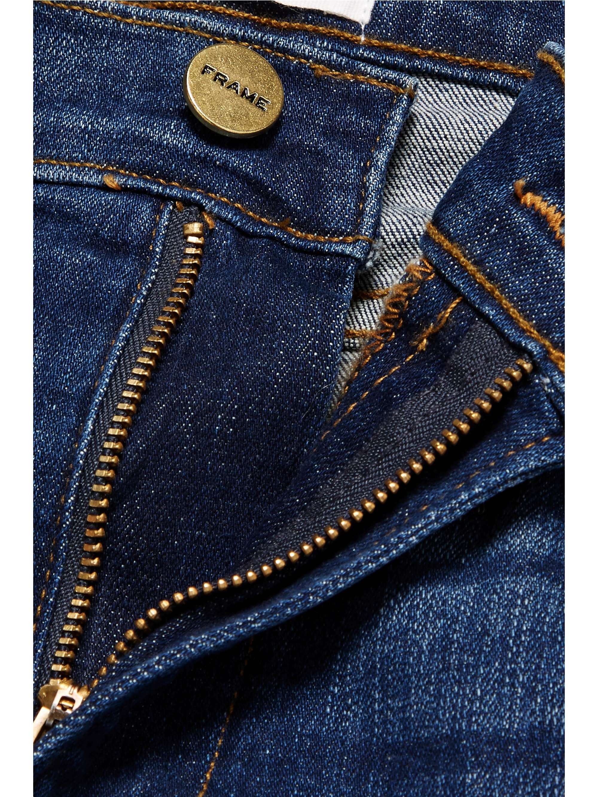 FRAME Le High cropped straight-leg jeans