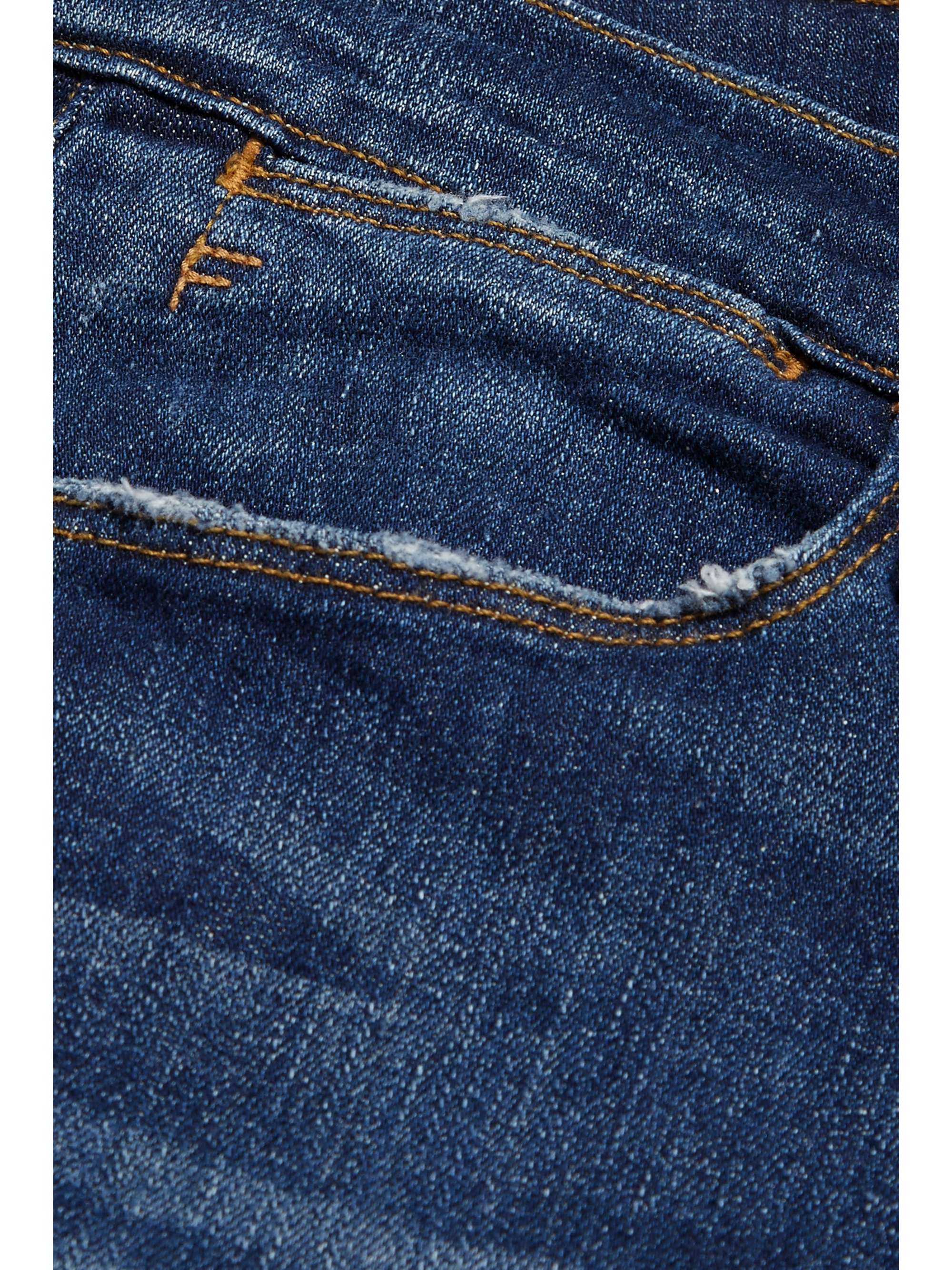 FRAME Le High cropped straight-leg jeans