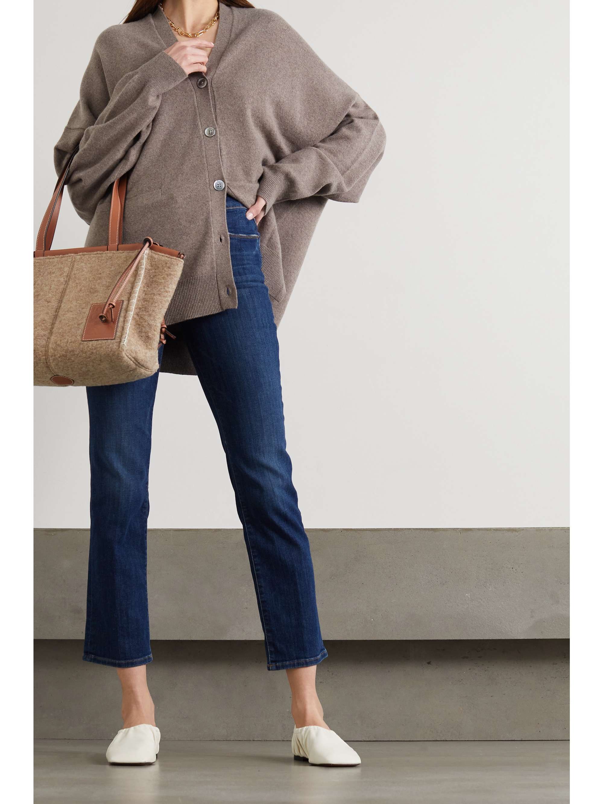 FRAME Le High cropped straight-leg jeans