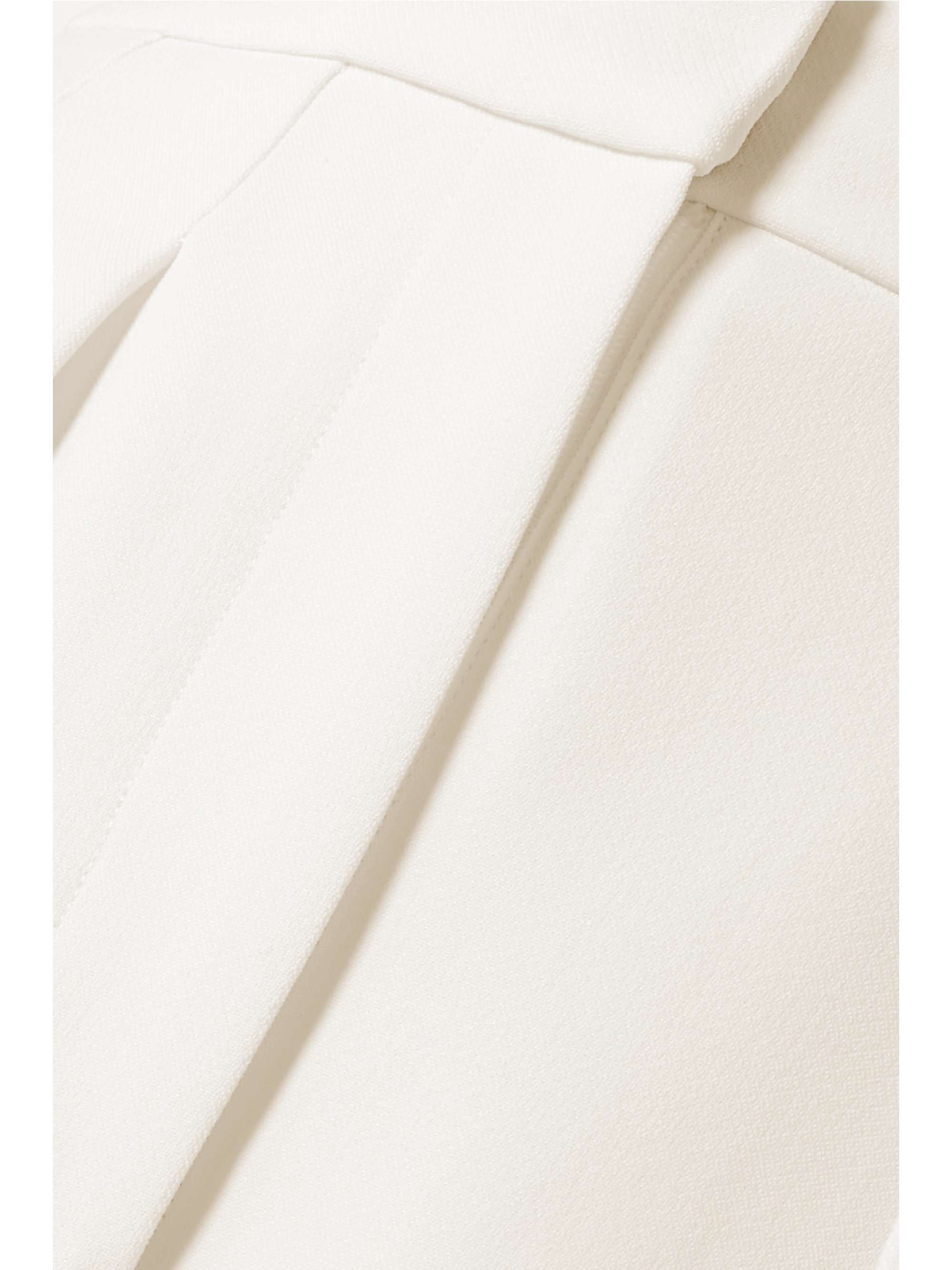 ROKSANDA Pleated cady straight-leg pants