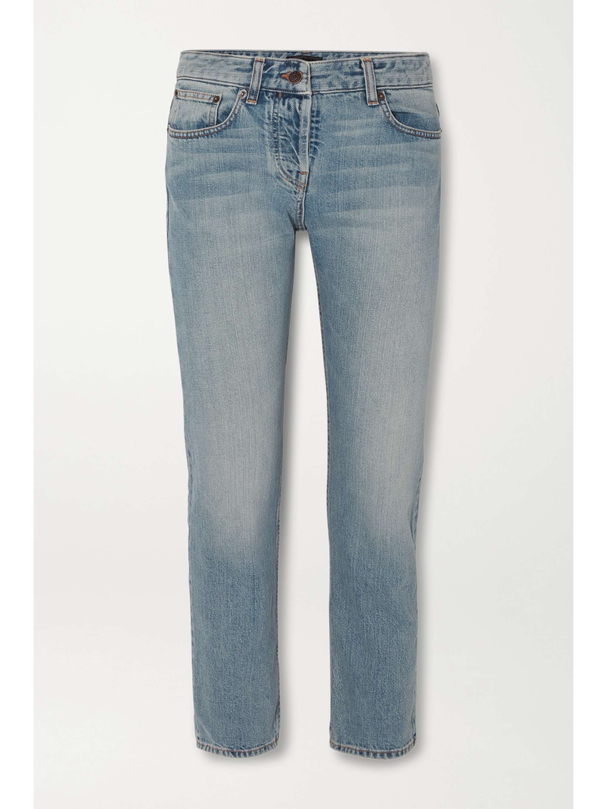 Light denim Ashland cropped mid-rise 