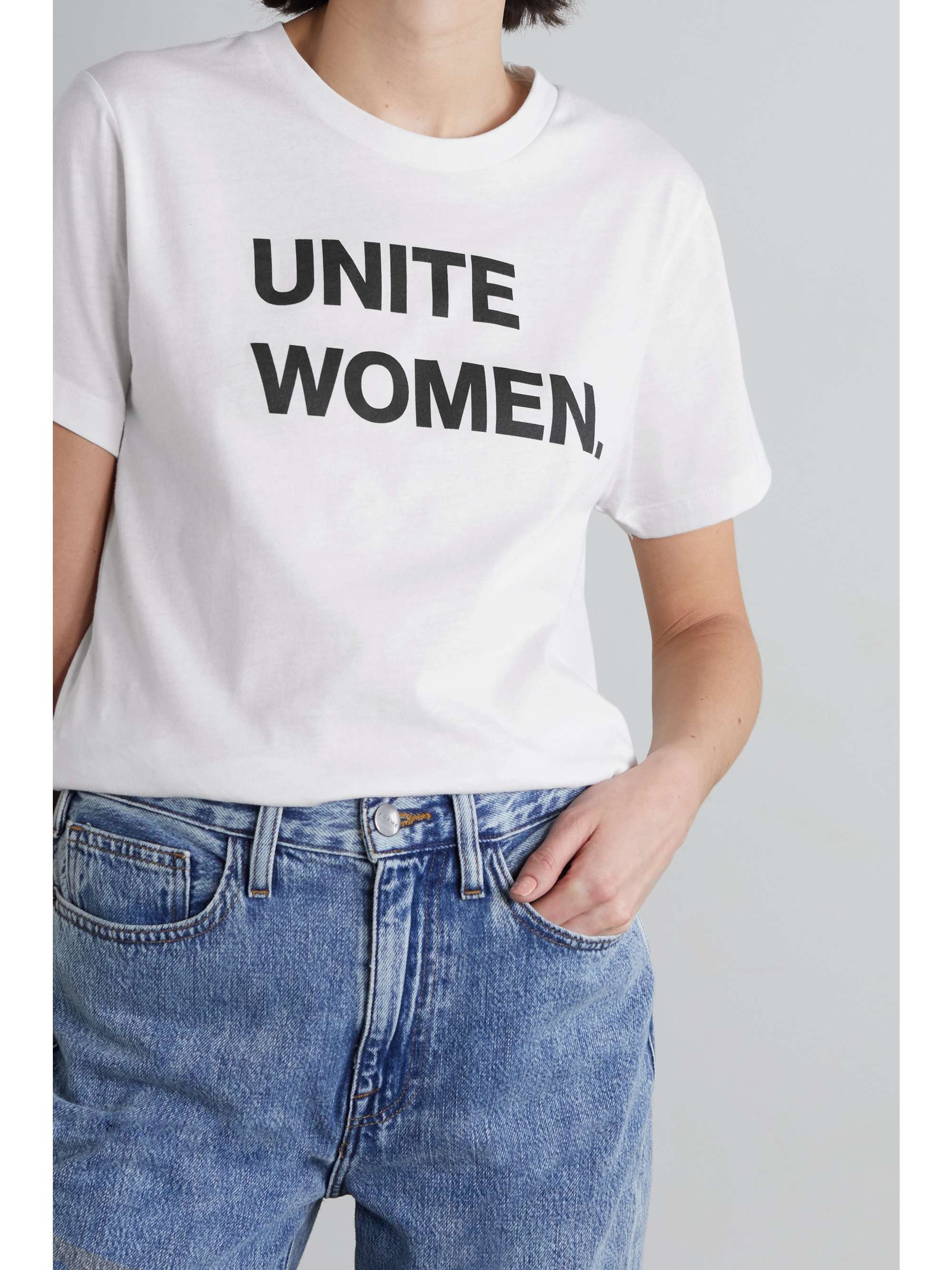 JENNIFER FISHER Printed organic cotton-jersey T-shirt