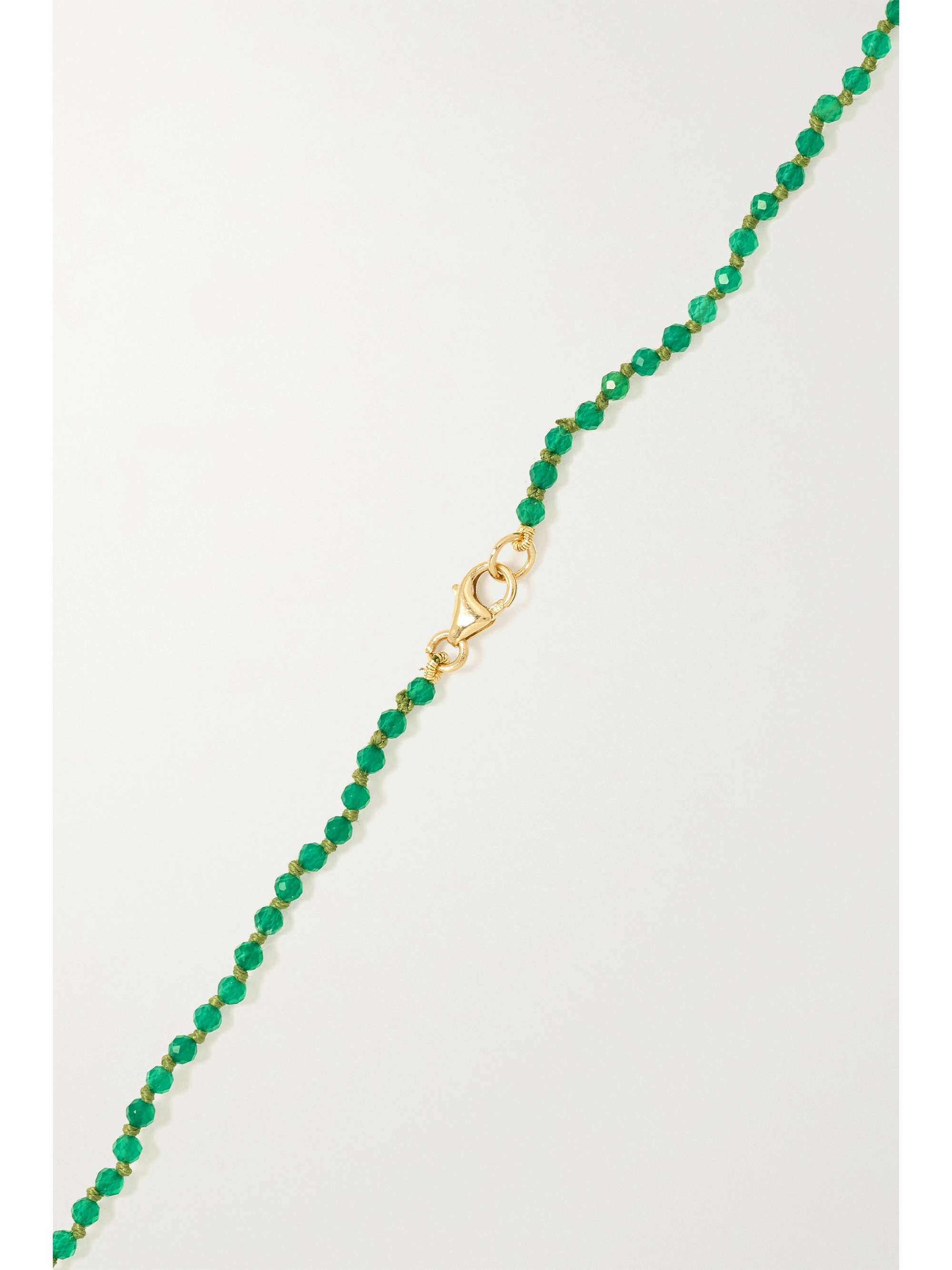 ANDREA FOHRMAN Mini Cosmo 14-karat gold multi-stone necklace