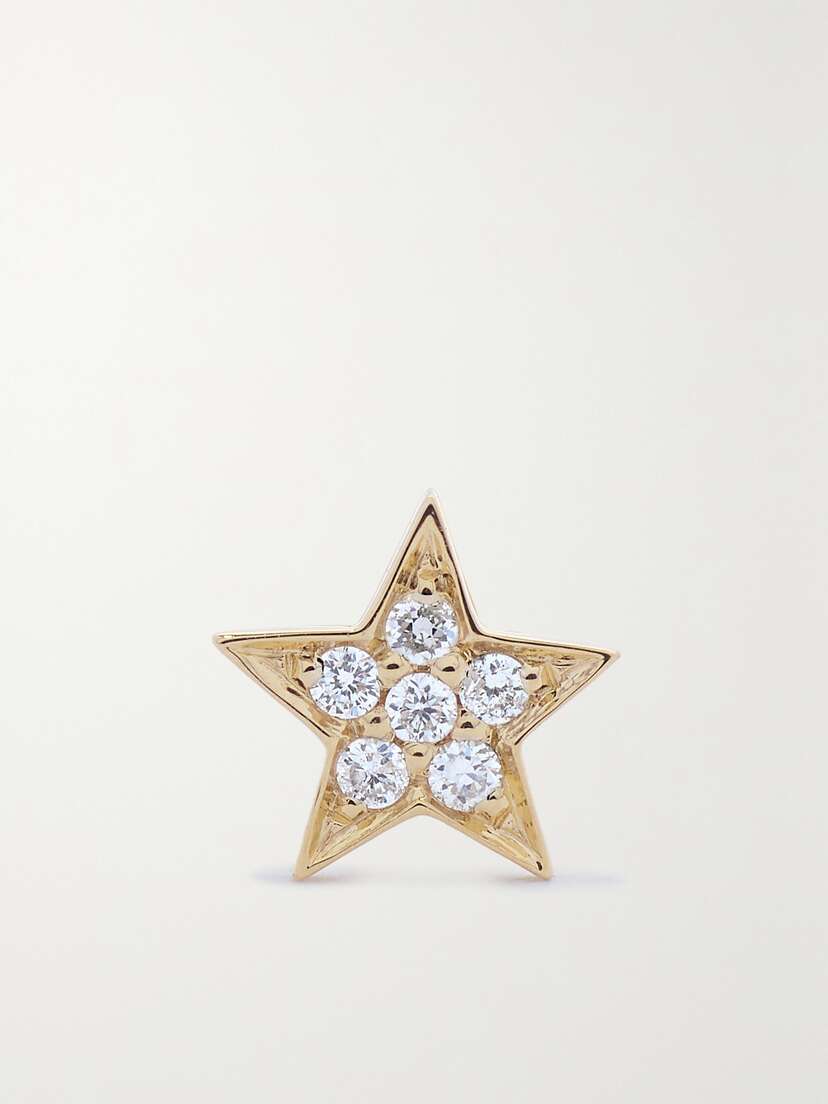 Andrea Fohrman 14-karat  Diamond Earring - One size