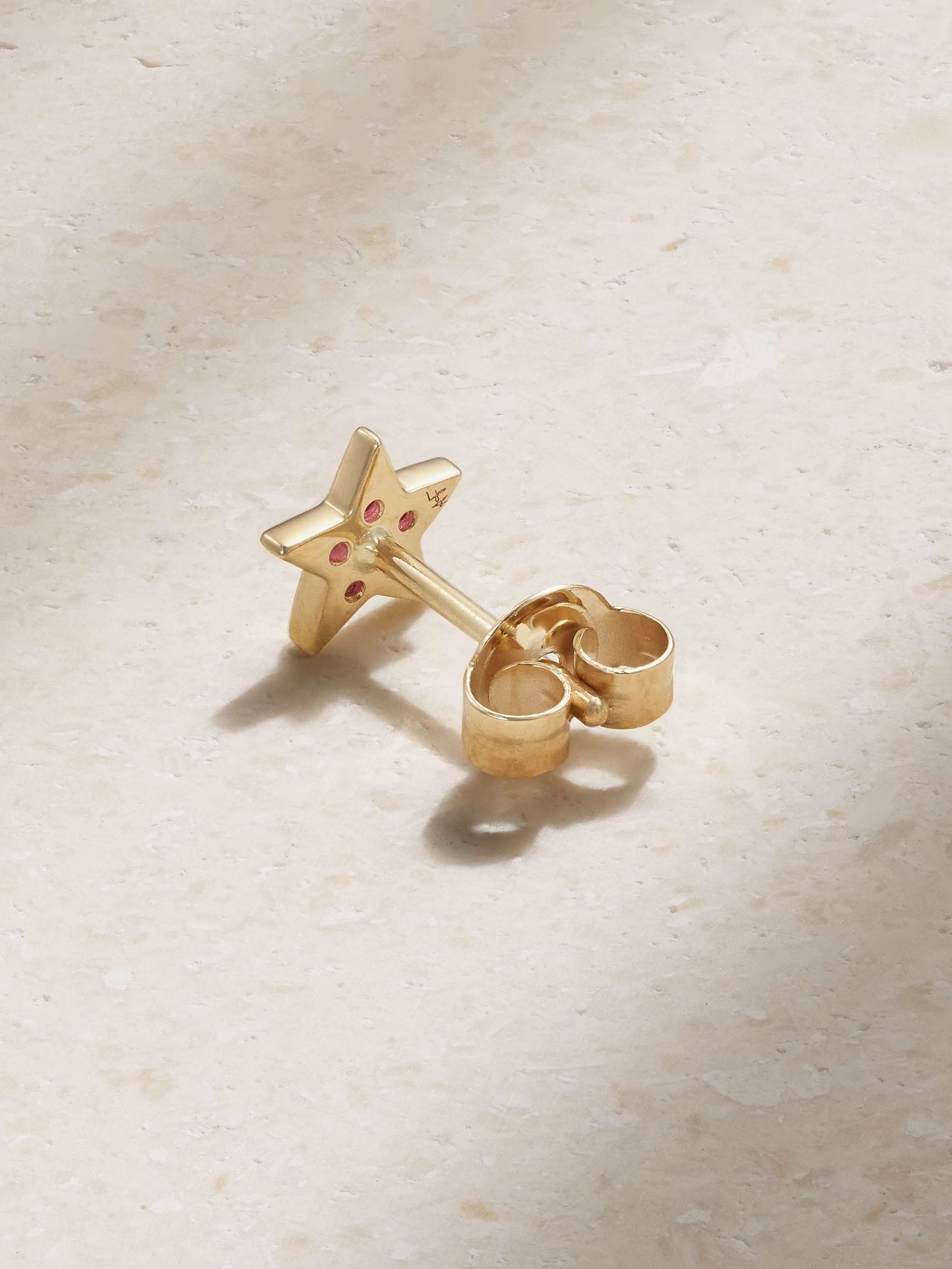 ANDREA FOHRMAN 14-karat gold sapphire earring