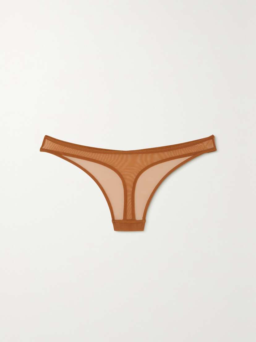 Nubian Skin Perfect Stretch-tulle Thong - xx large