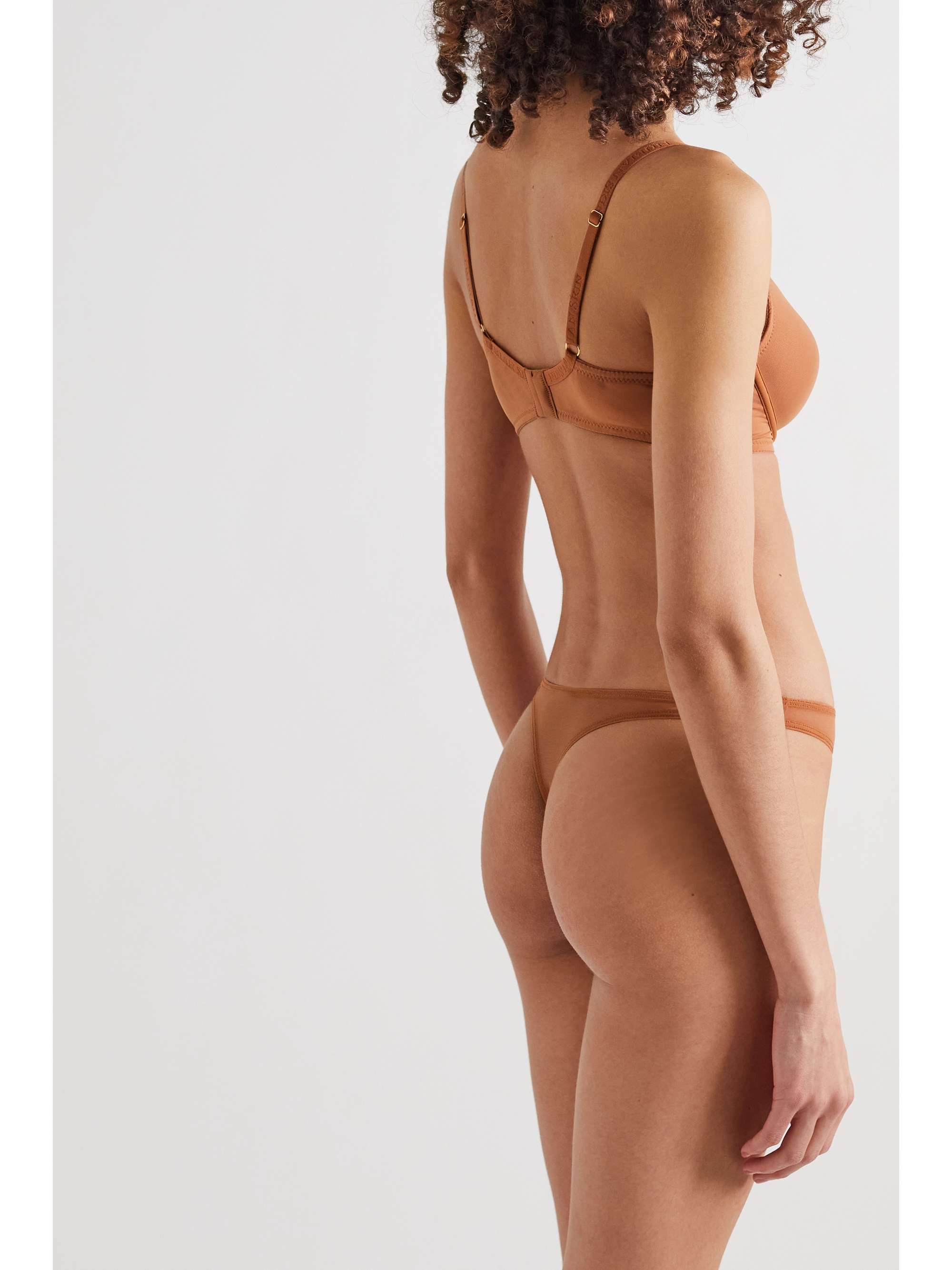 NUBIAN SKIN Naked 弹力绢网带钢圈无痕文胸