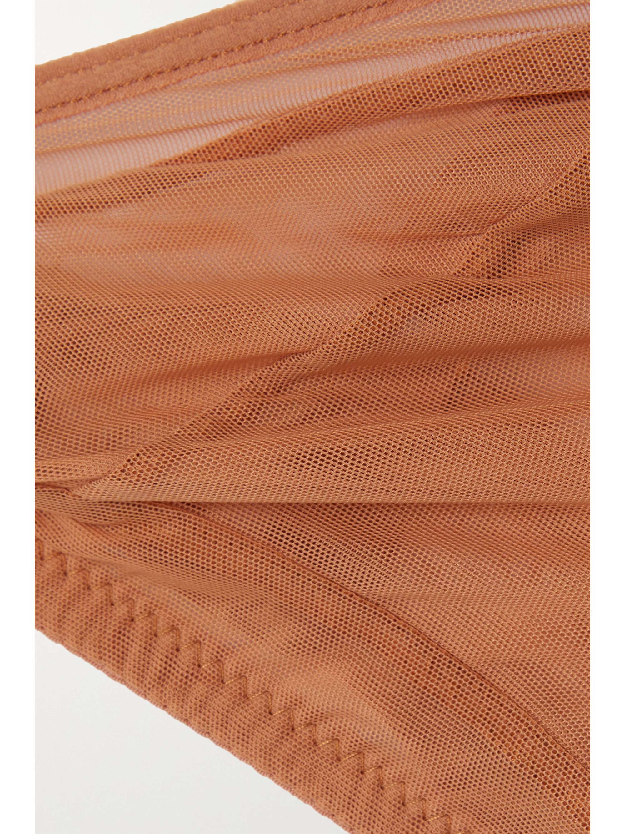 NUBIAN SKIN Stretch-tulle soft cup bra