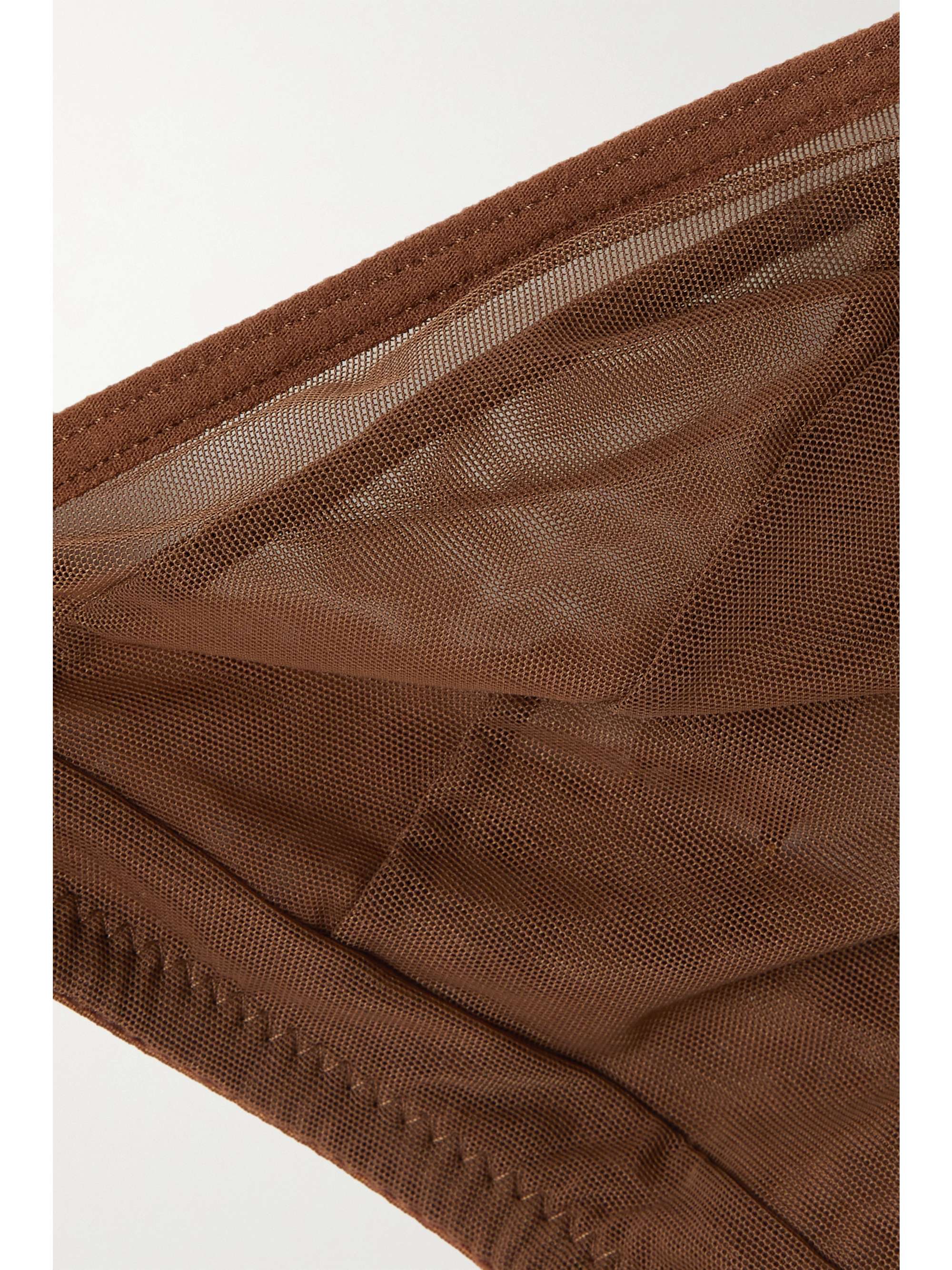 NUBIAN SKIN Stretch-tulle soft cup bra
