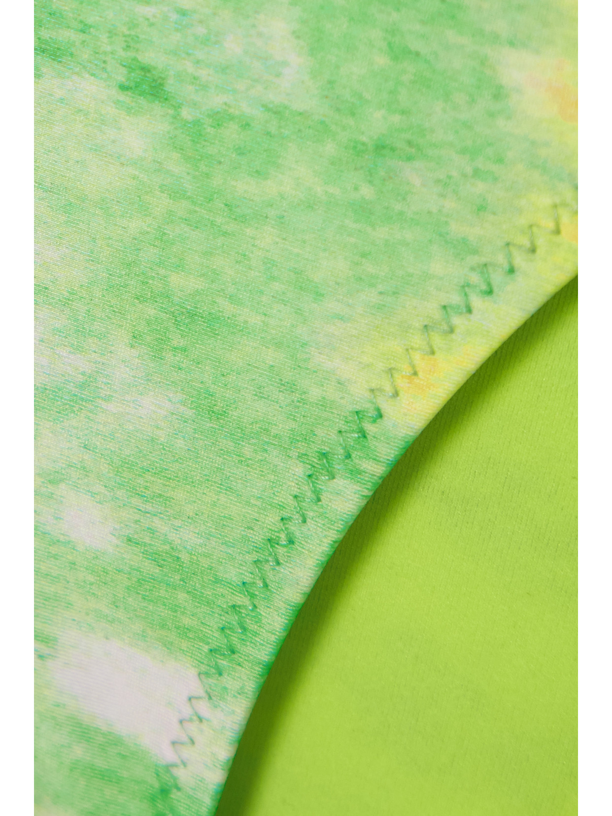 Ganni + Net Sustain Printed Recycled Bikini Briefs In Bright Green