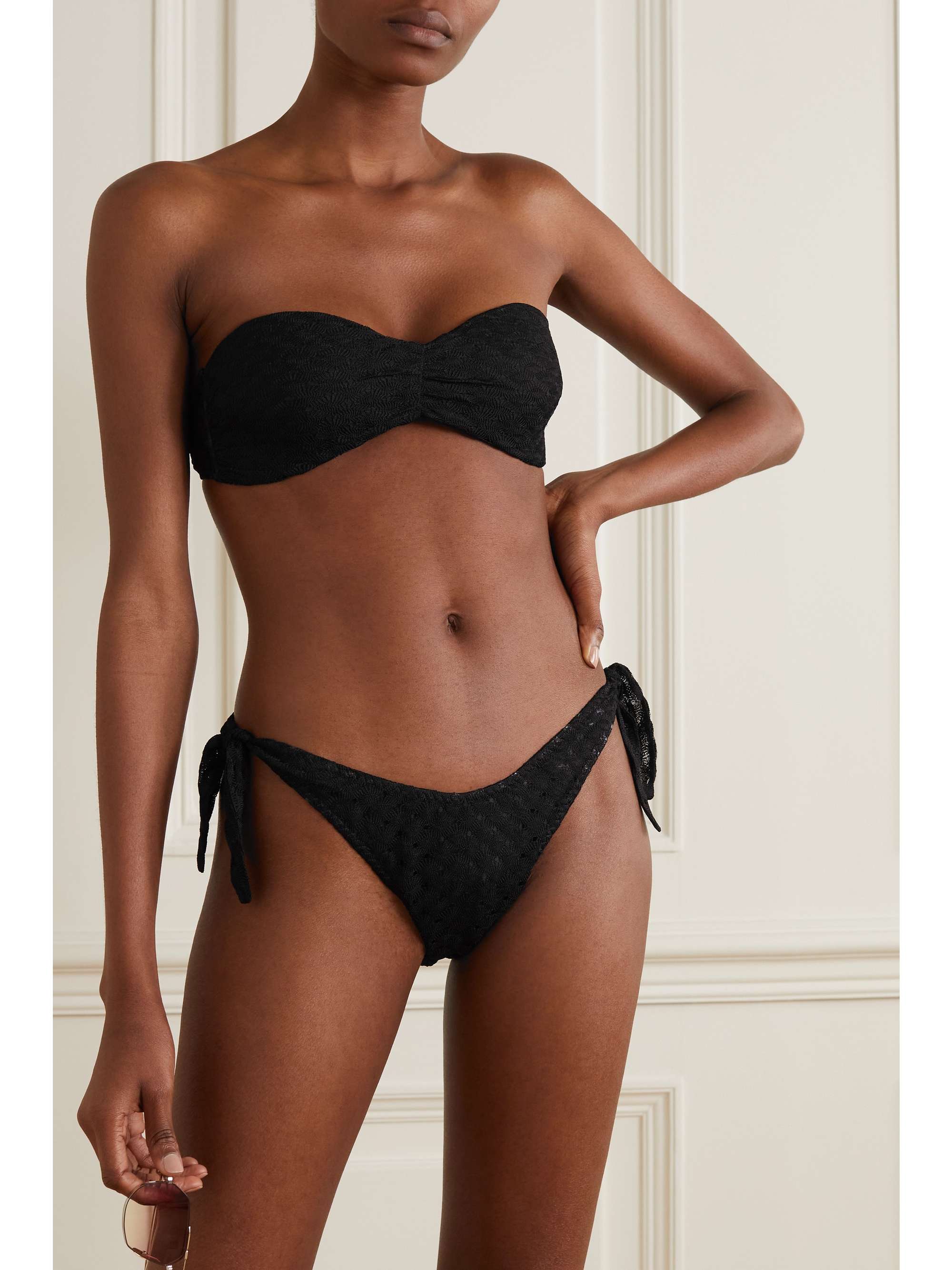 MISSONI Mare crochet-knit bandeau bikini