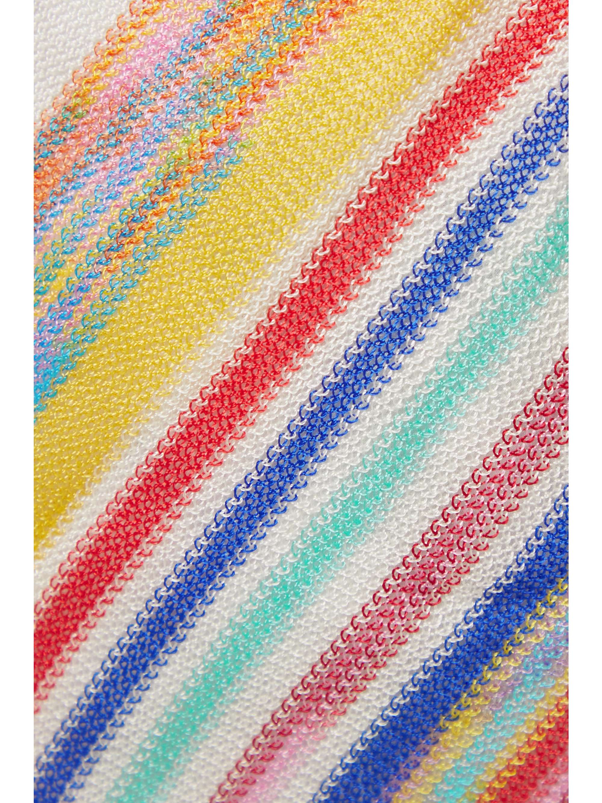 MISSONI Mare crochet-knit halterneck swimsuit