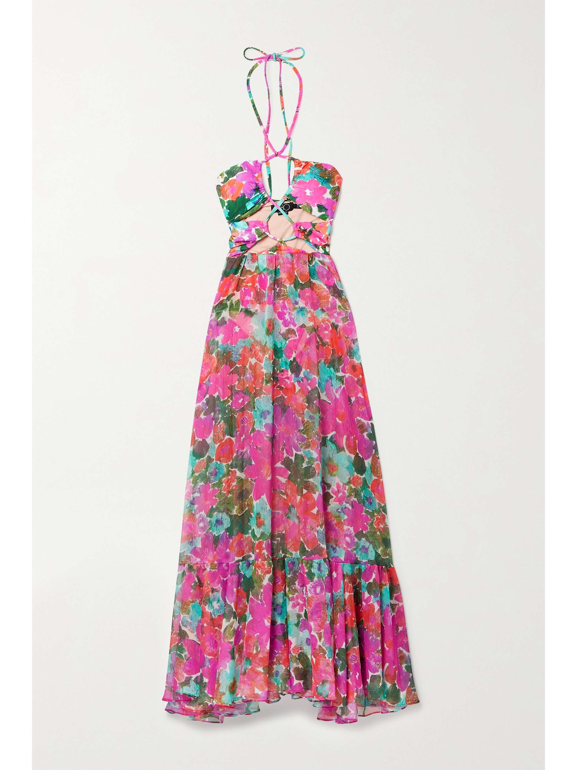 net floral dress