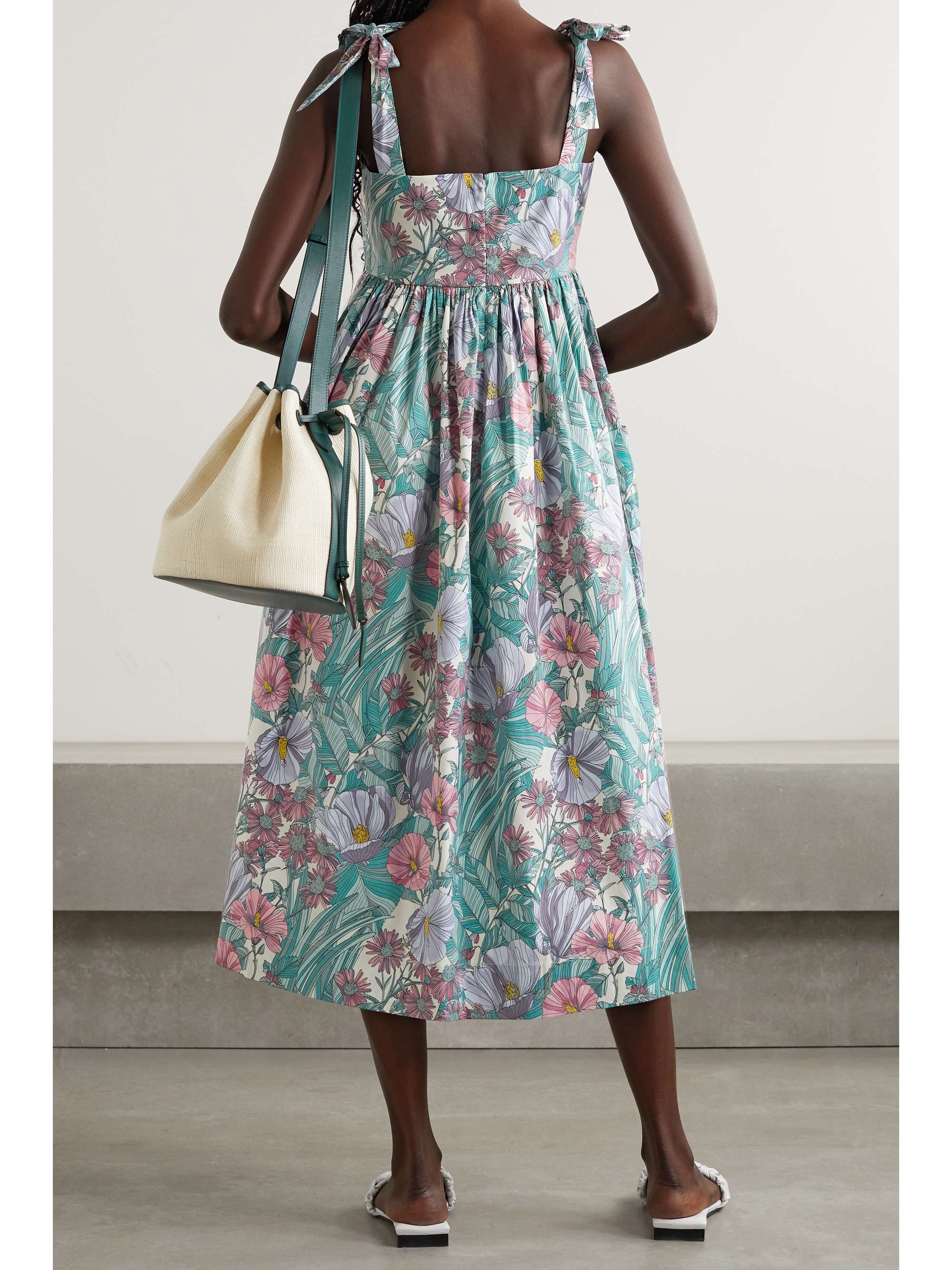 tory burch floral dress