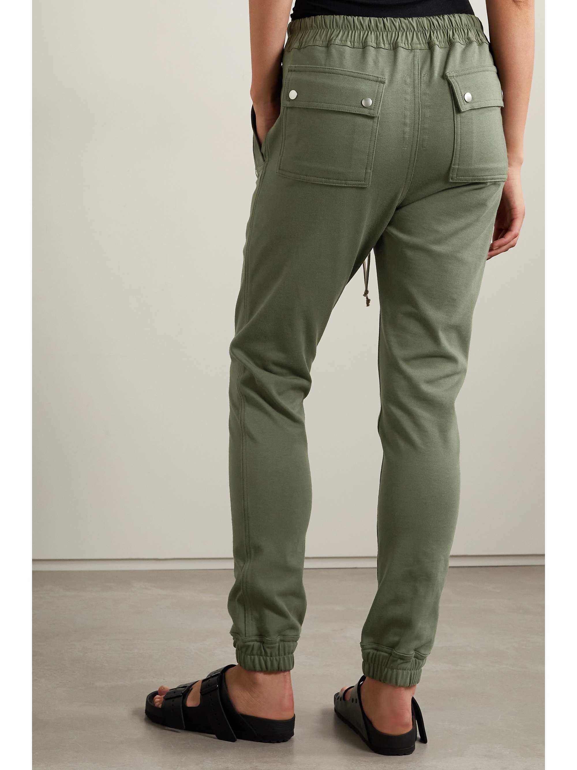 Green Shell-trimmed organic cotton 