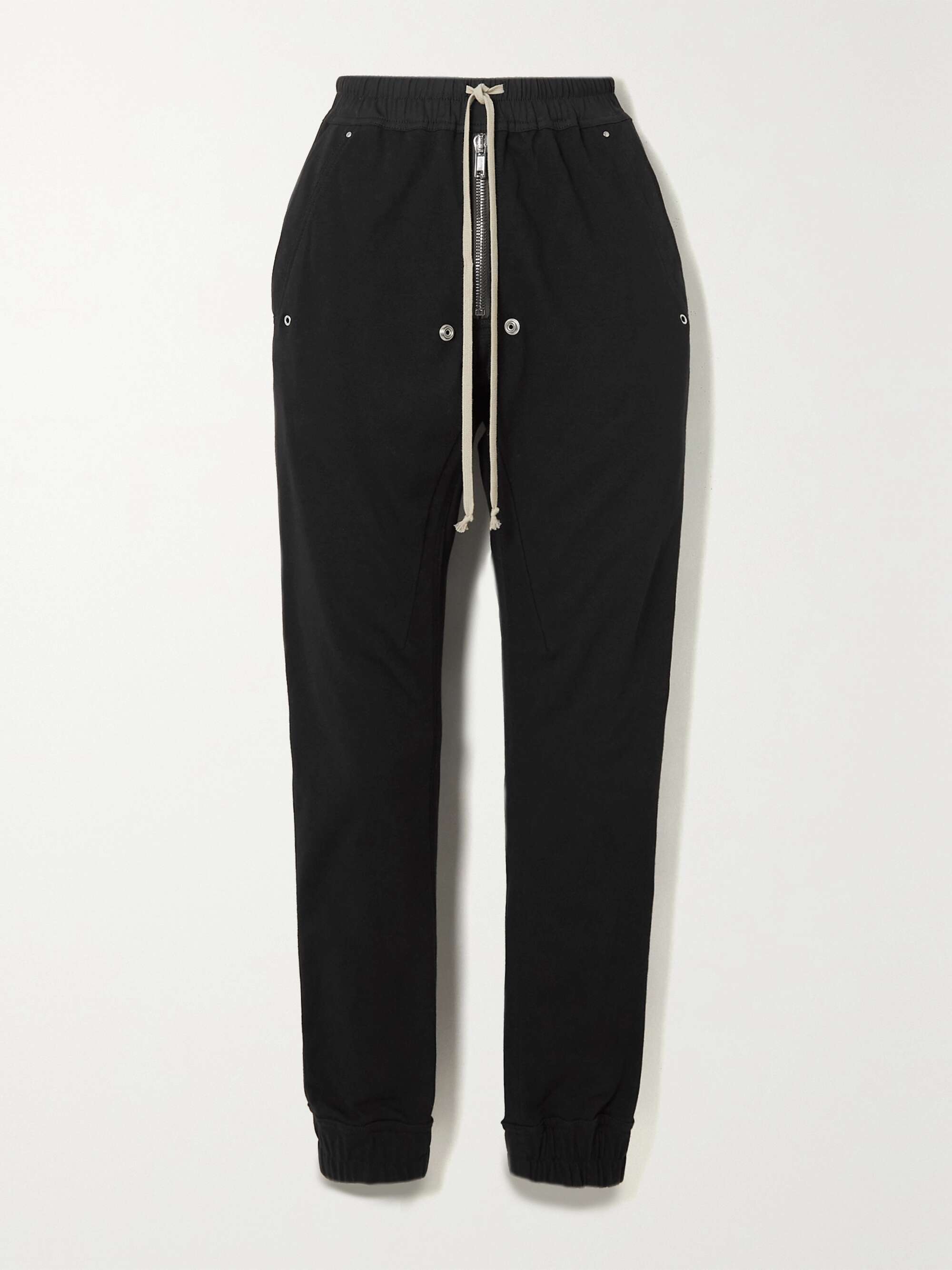 RICK OWENS Cotton-jersey track pants | NET-A-PORTER