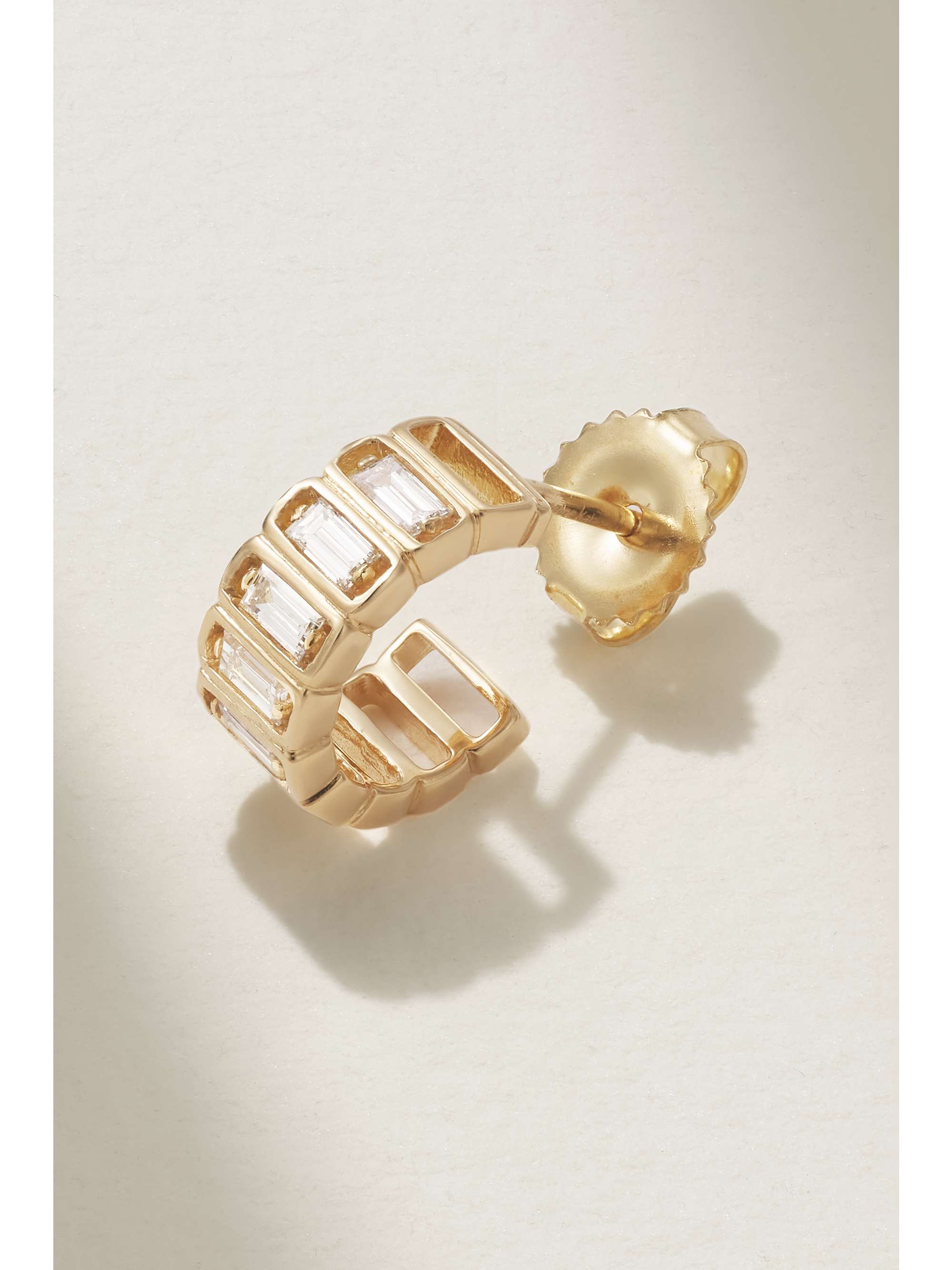 SUZANNE KALAN Creolen aus 18 Karat Gold mit Diamanten