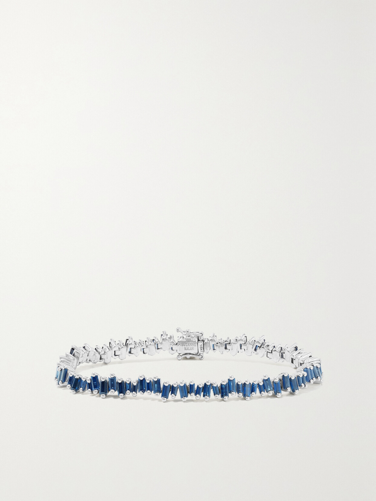 Suzanne Kalan 18-karat White Gold Sapphire Bracelet
