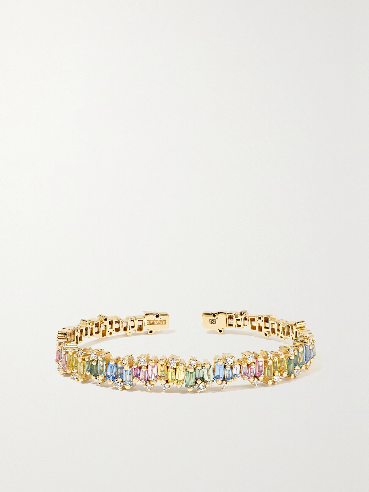 Suzanne Kalan 18-karat , Sapphire And Diamond Cuff