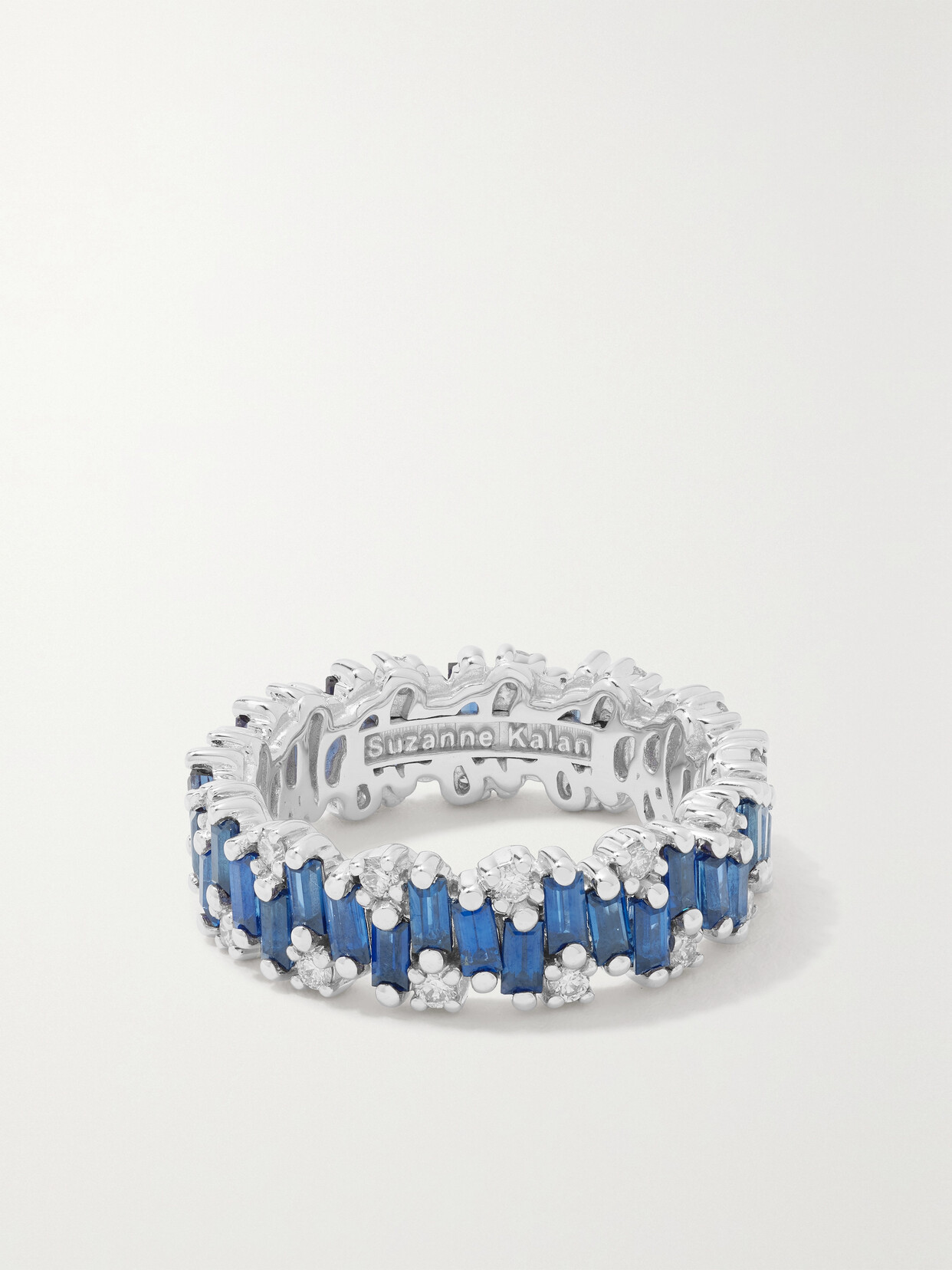 Suzanne Kalan 18-karat White Gold, Sapphire And Diamond Ring