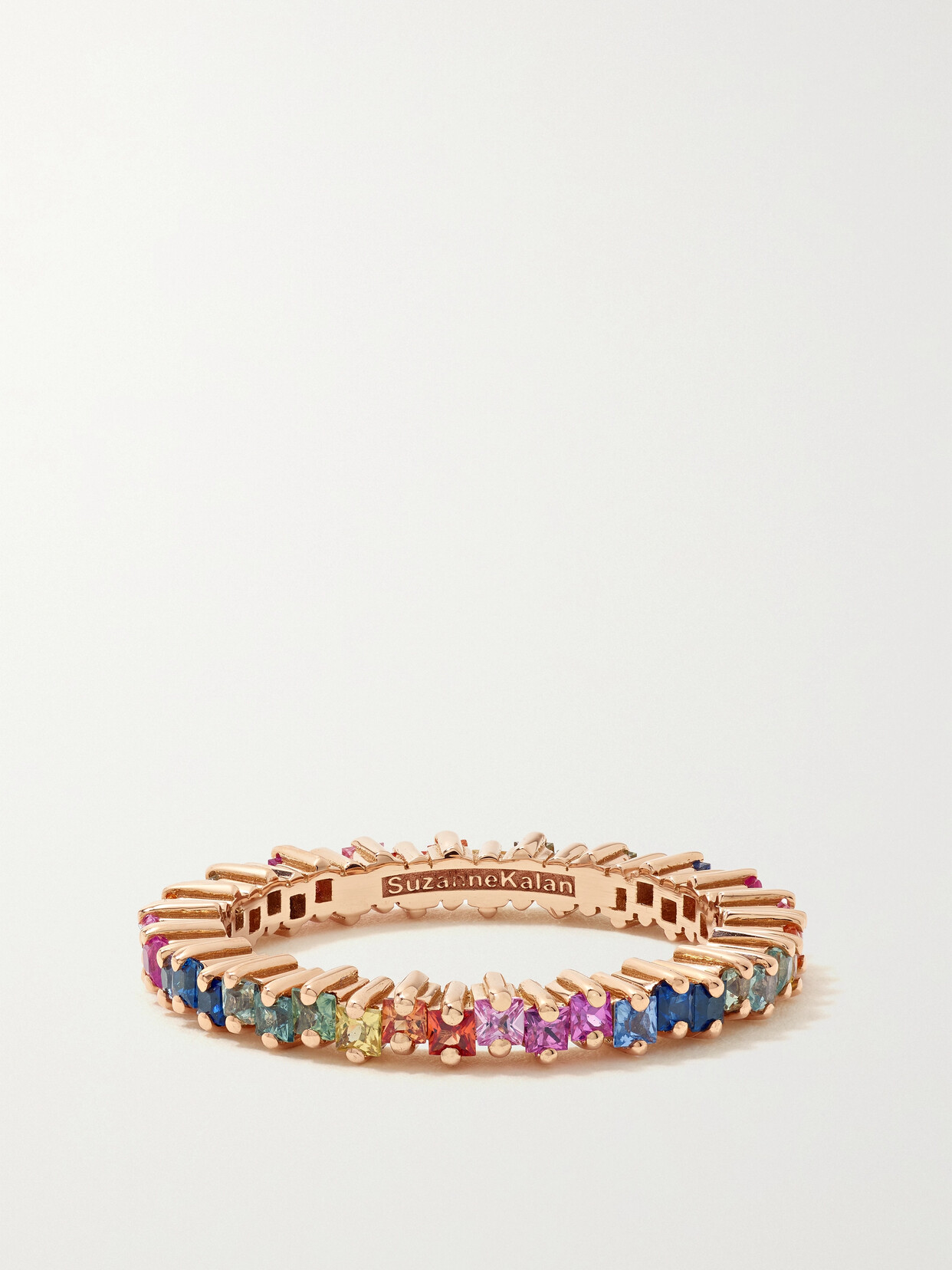 Suzanne Kalan 18-karat Rose Gold Sapphire Ring - 7