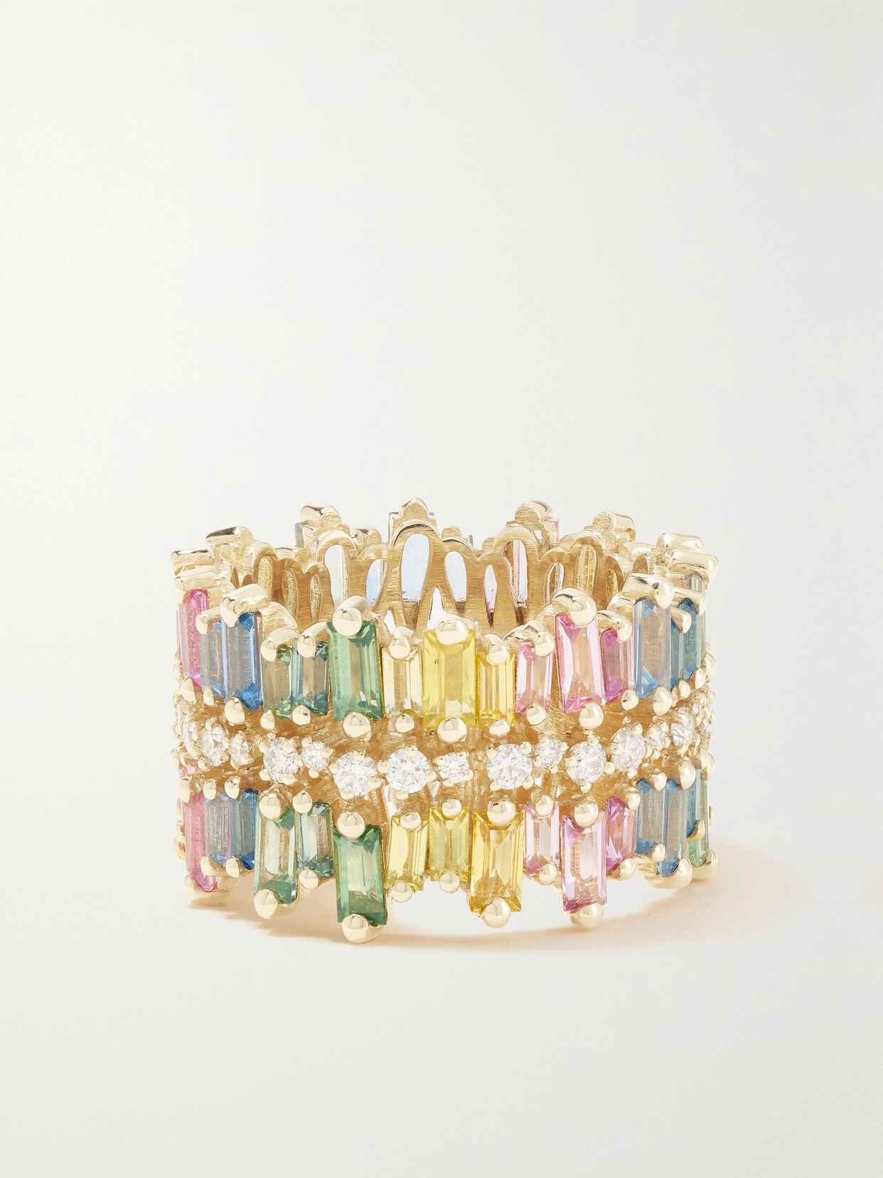 Suzanne Kalan 18-karat , Sapphire And Diamond Ring