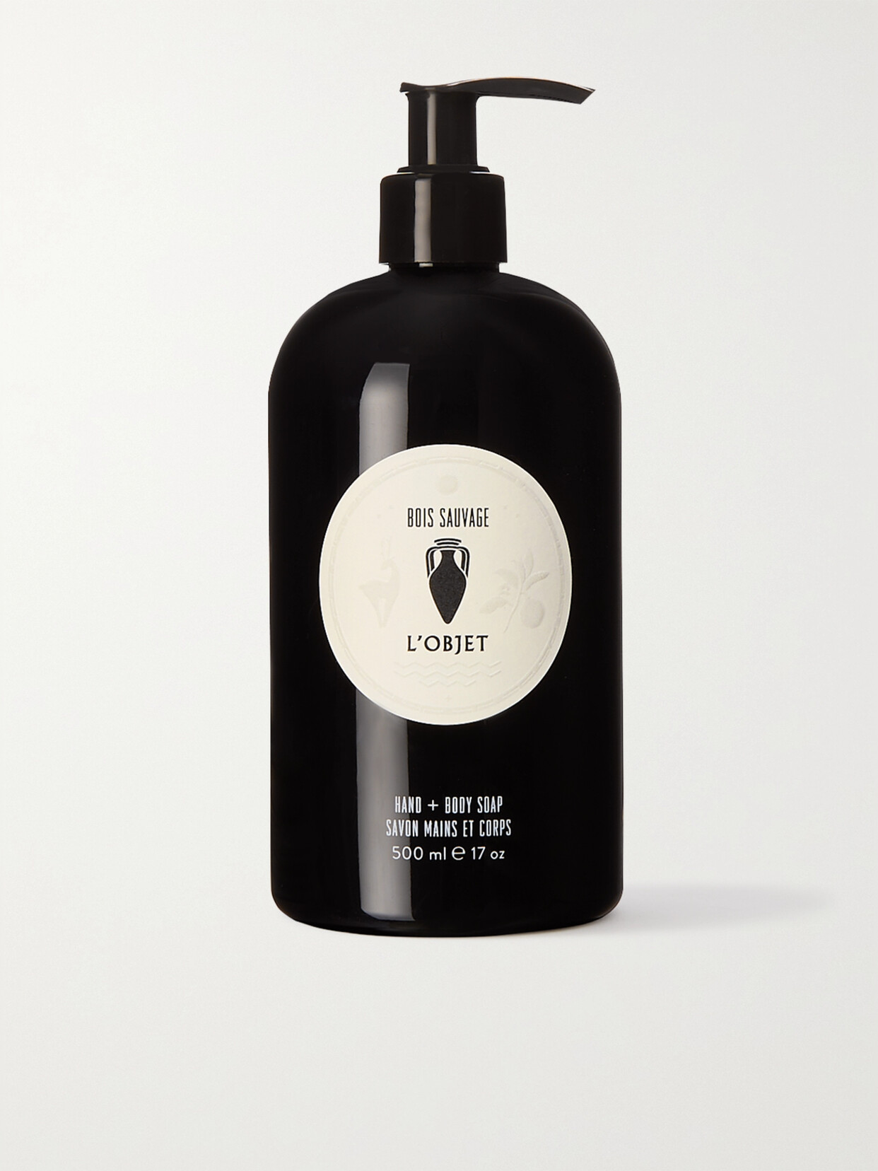 L'Objet - Hand + Body Soap - Bois Sauvage, 500ml