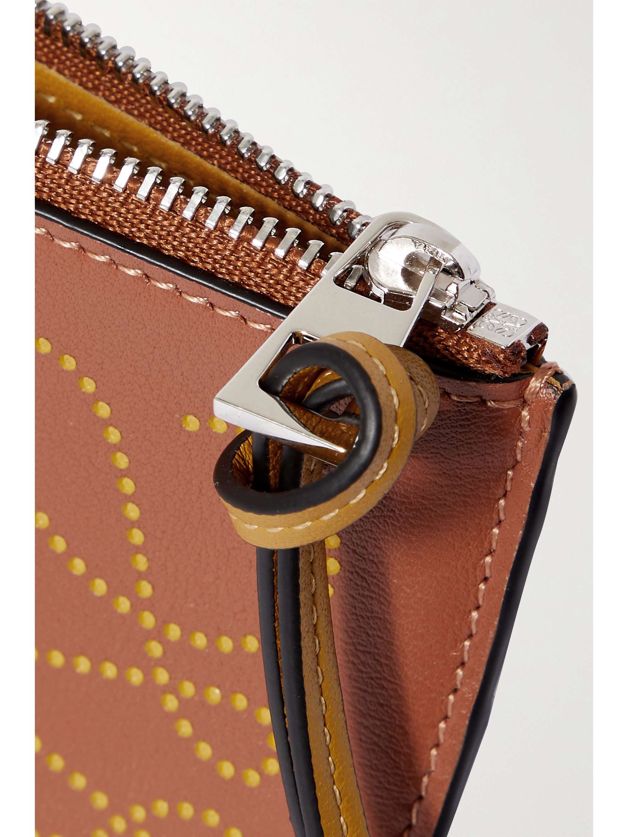 LOEWE Debossed leather cardholder