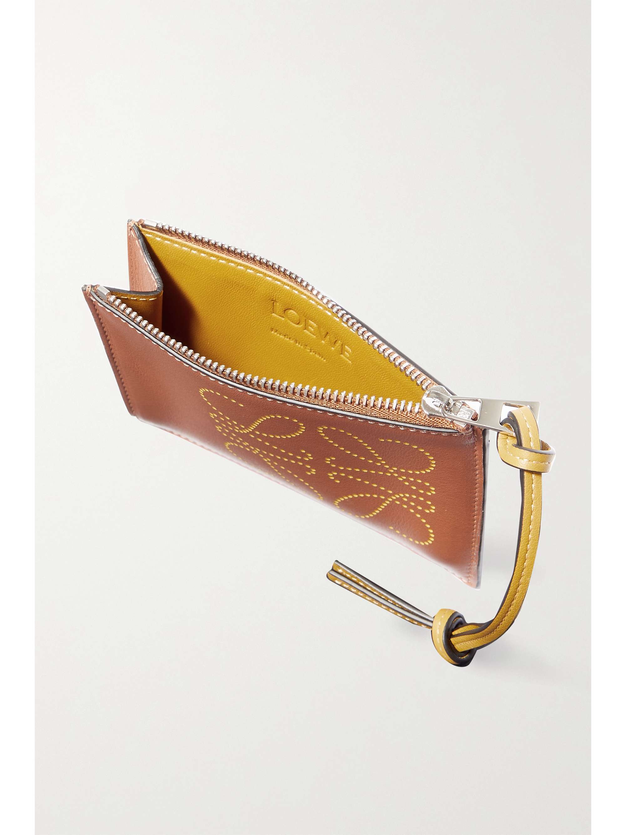 LOEWE Debossed leather cardholder