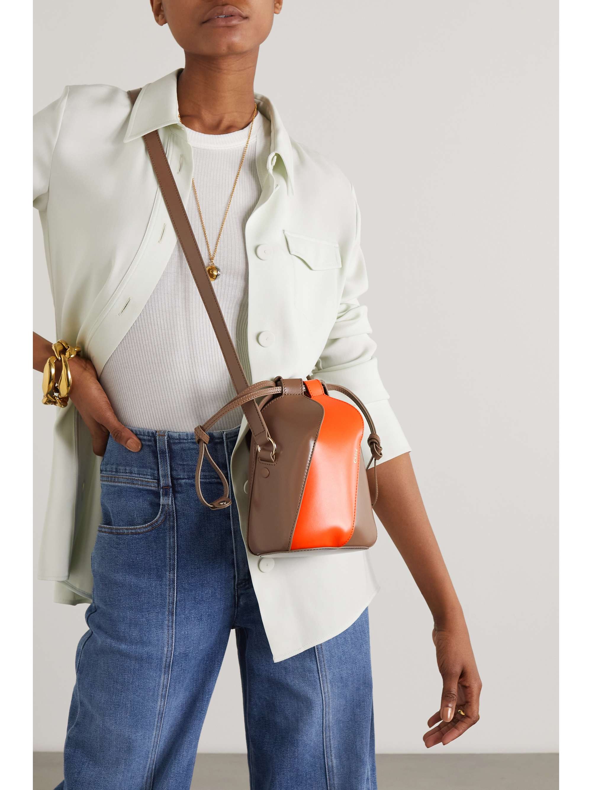Chloé Mini Tulip Bag màu cam