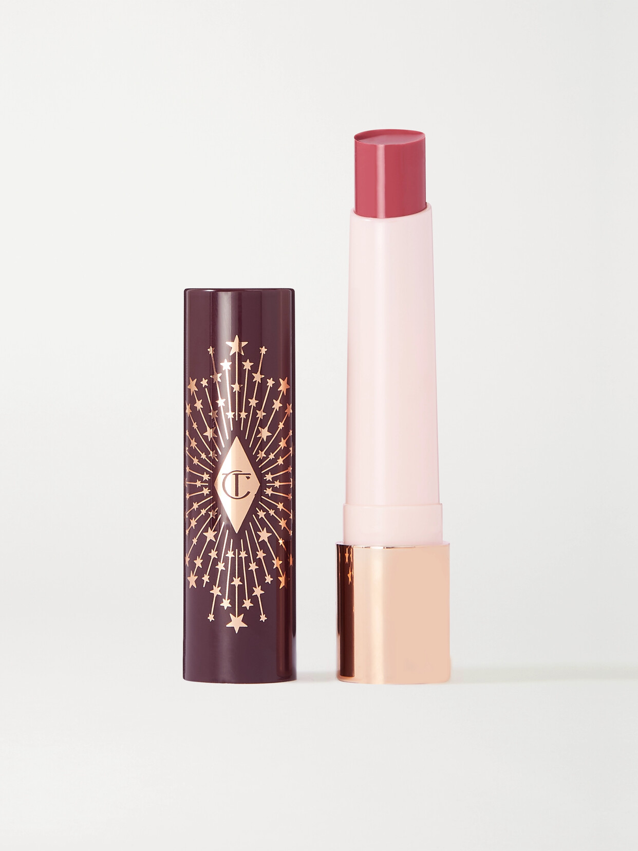 Charlotte Tilbury Hyaluronic Happikiss Lipstick Balm Romance Kiss 0.08 oz/ 2.4 G In Red
