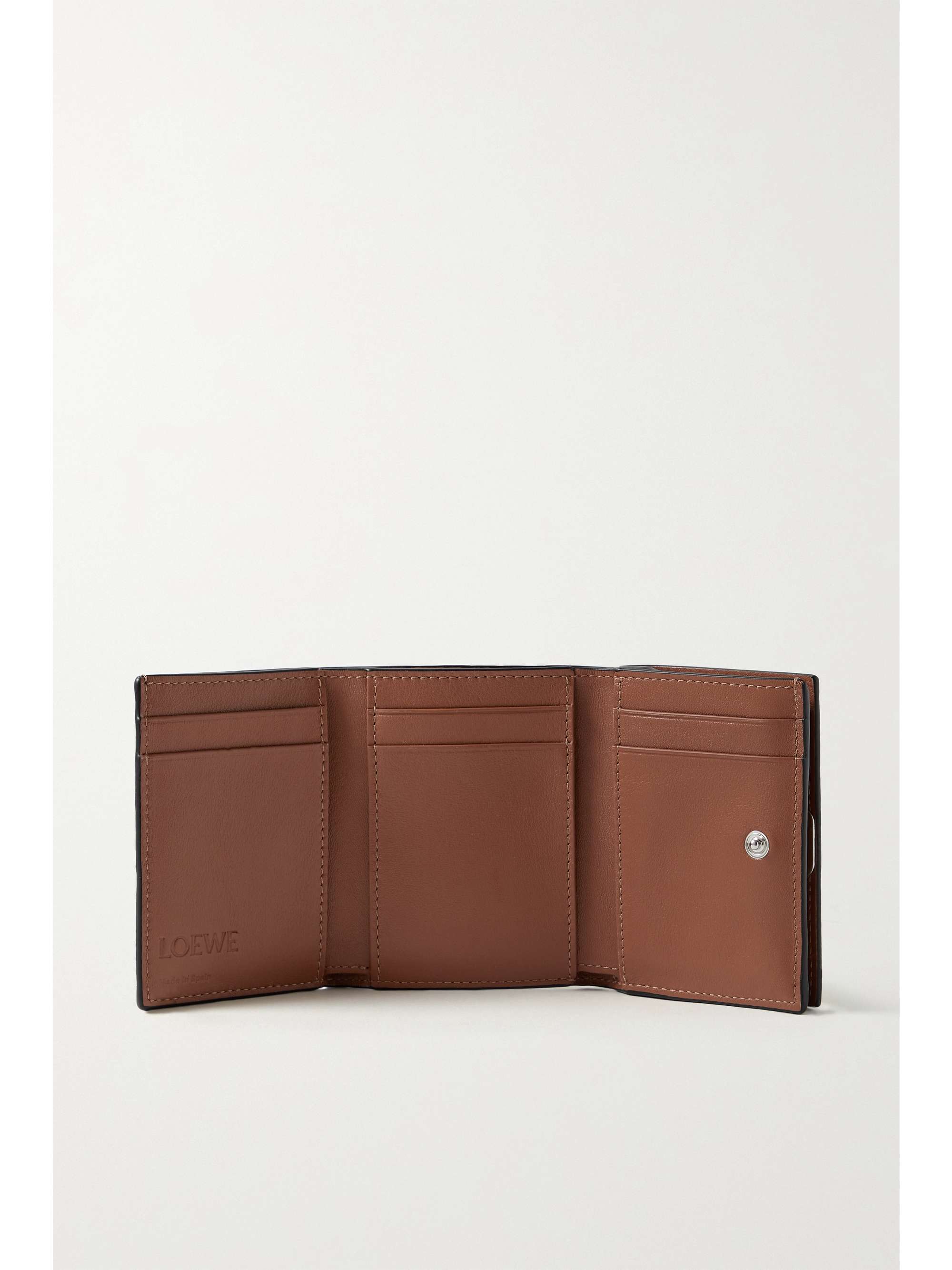 LOEWE Anagram textured-leather wallet