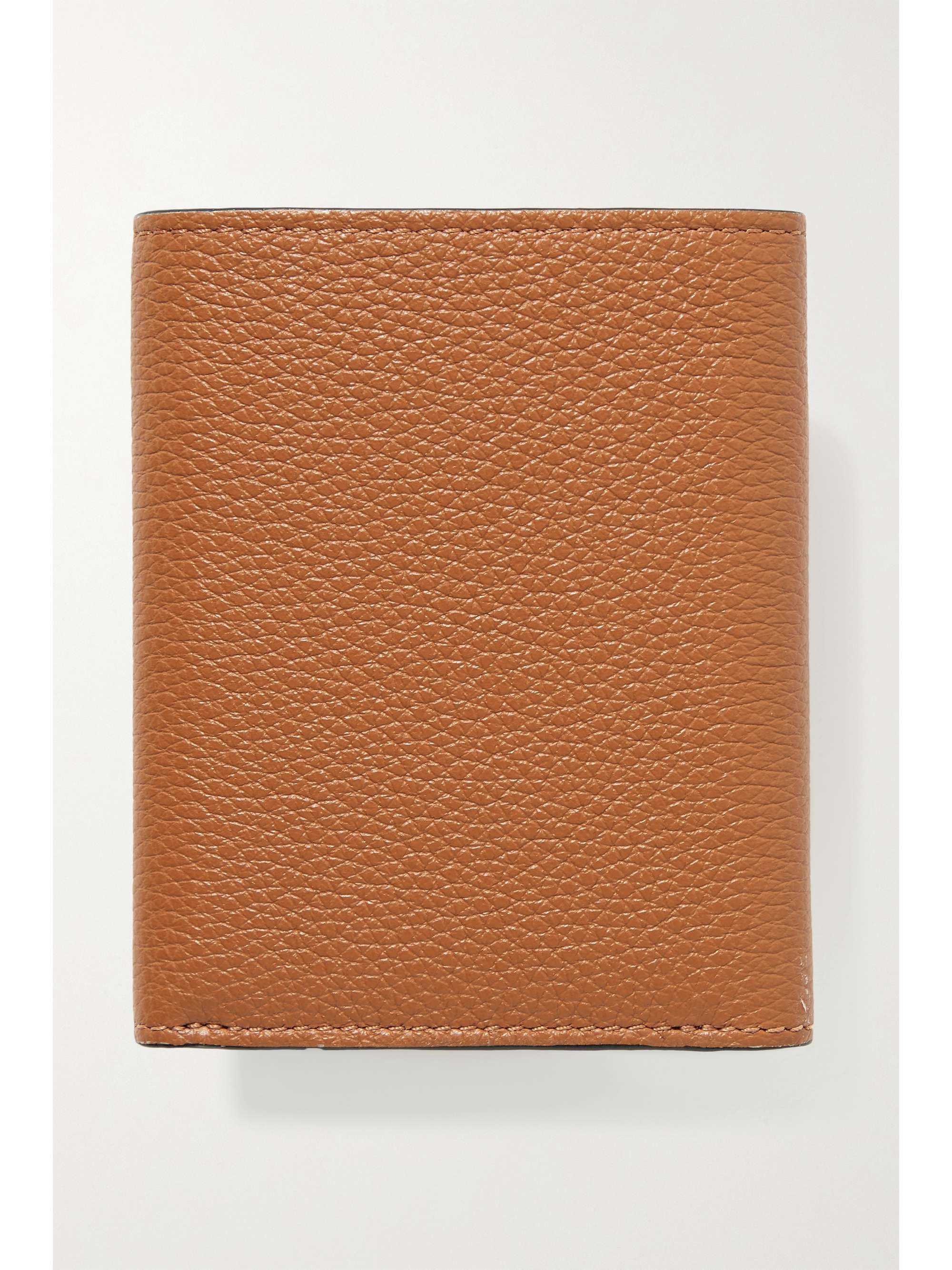 LOEWE Two-tone textured-leather wallet