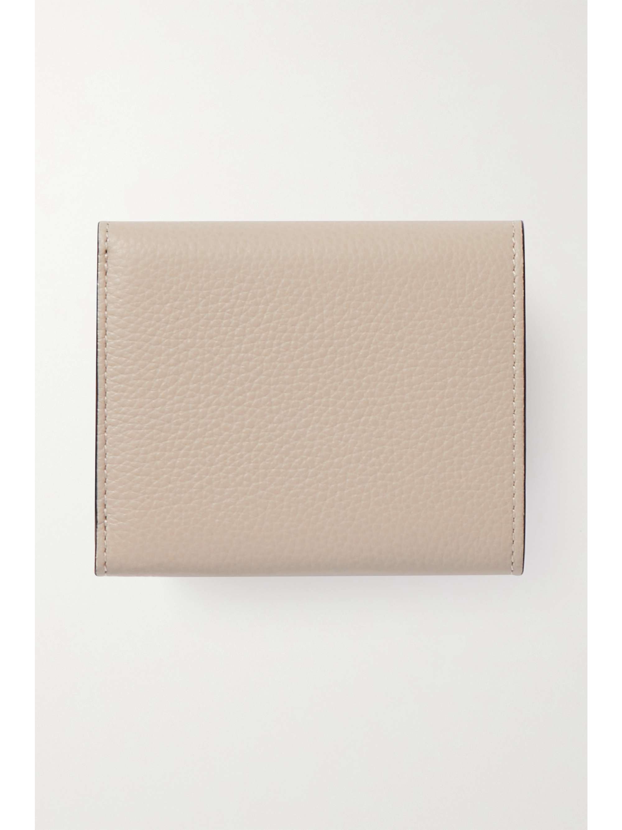LOEWE Two-tone textured-leather wallet